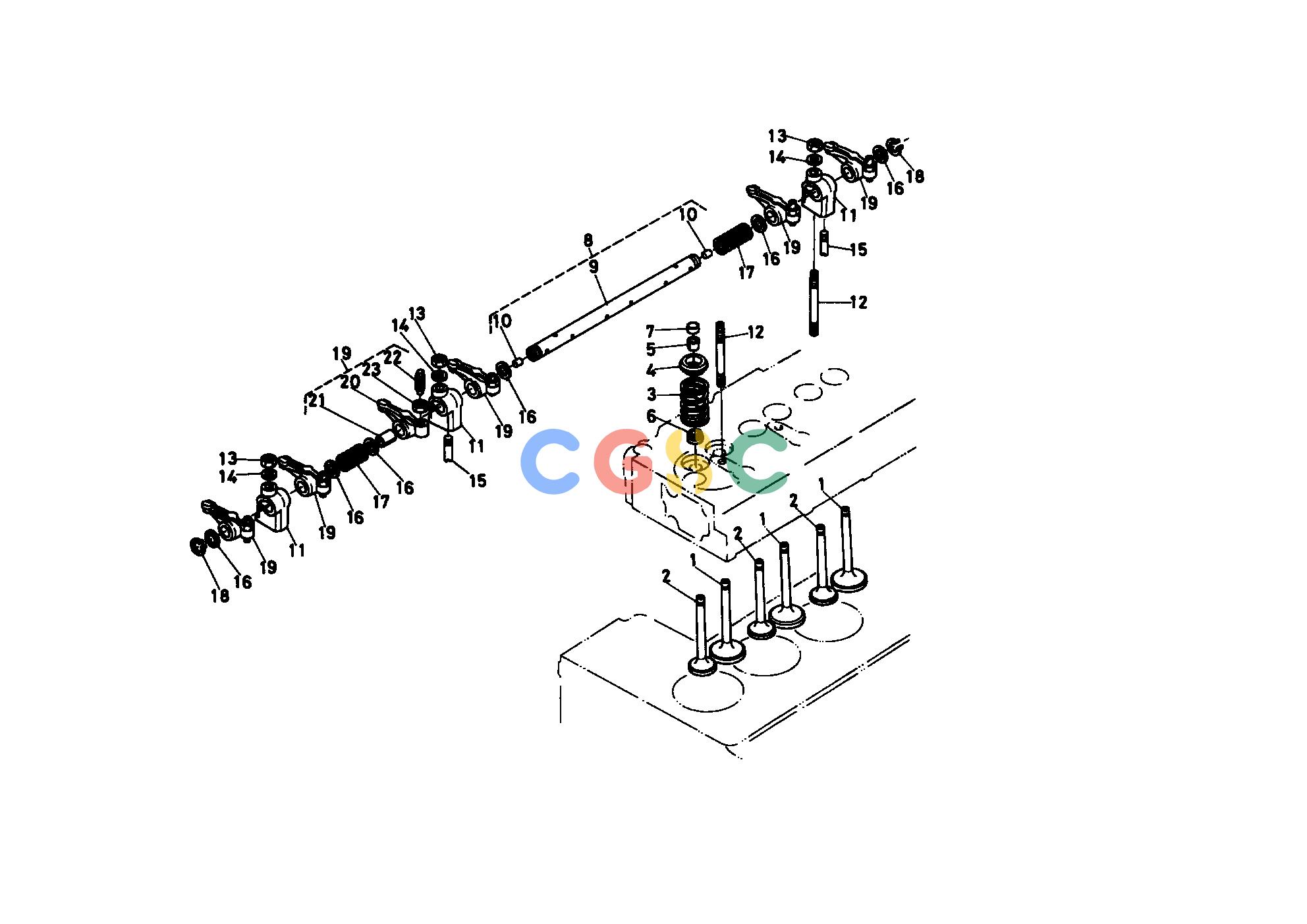 久保田零件查询T00800 VALVE/ROCKER ARM ENGINEEPC Kubota online