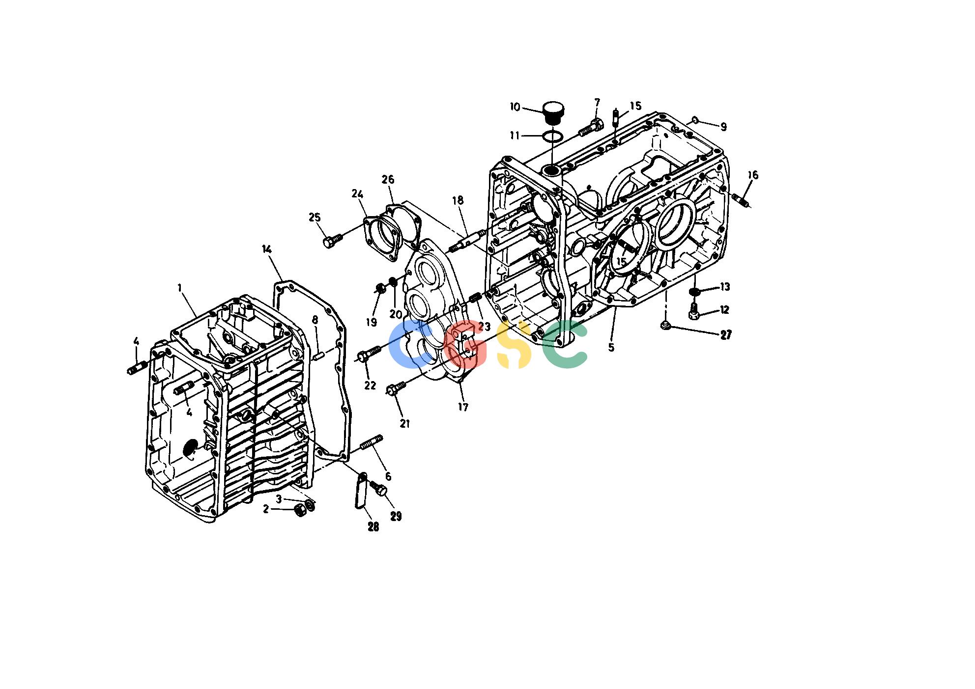 久保田零件查询T02000 TRANSMISSION CASE TRANSMISSIONEPC Kubota online