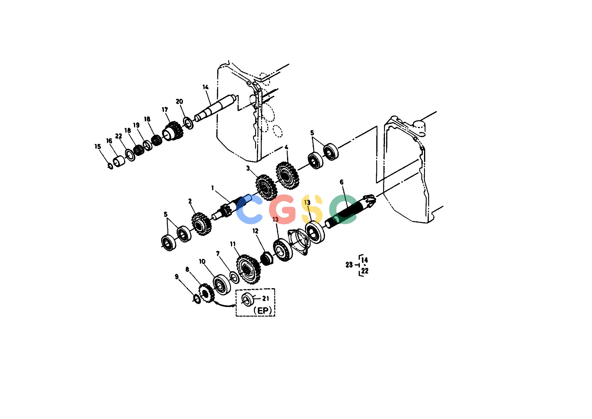 久保田零件查询T02600 4 TH SHAFT AND REVERSE SHAFT TRANSMISSIONEPC Kubota online