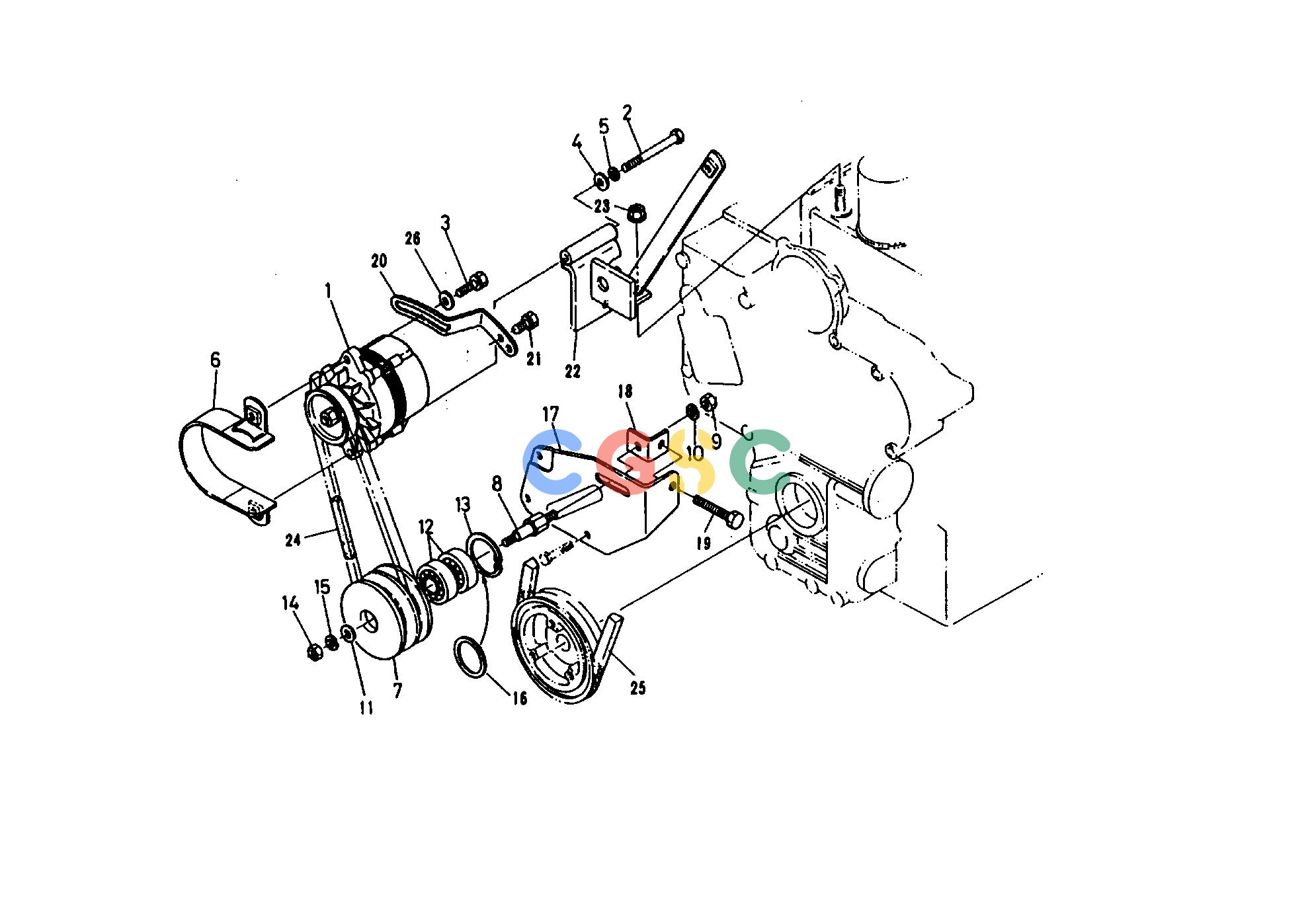 久保田零件查询T08100 DYNAMO [CA] ELECTRICAL SYSTEMEPC Kubota online