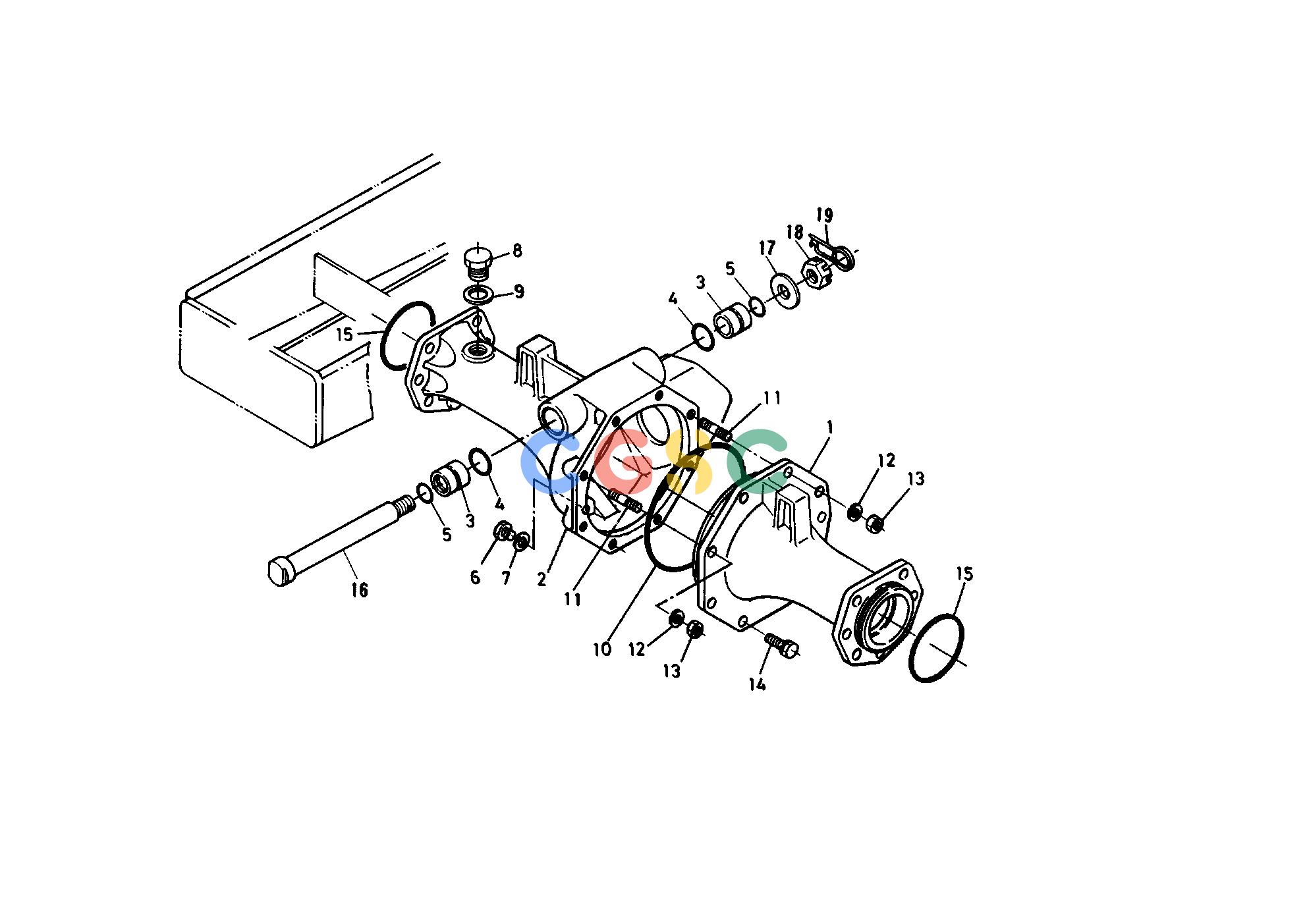 久保田零件查询T08600 FRONT AXLE ARM FRONT AXLE/FRONT WHEELEPC Kubota online
