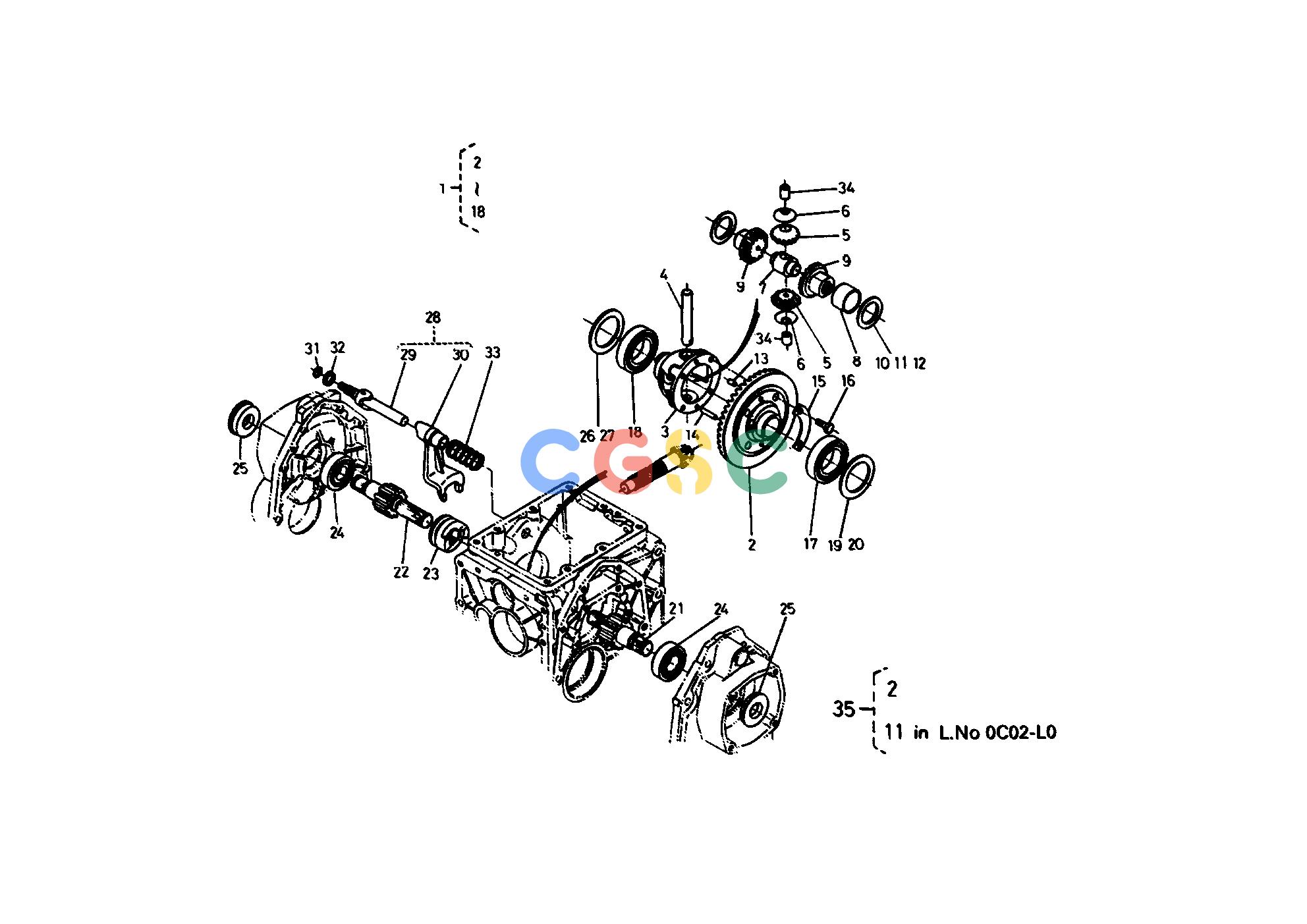 久保田零件查询T03300 DIFFERENTIAL REAR AXLE/REAR WHEELEPC Kubota online