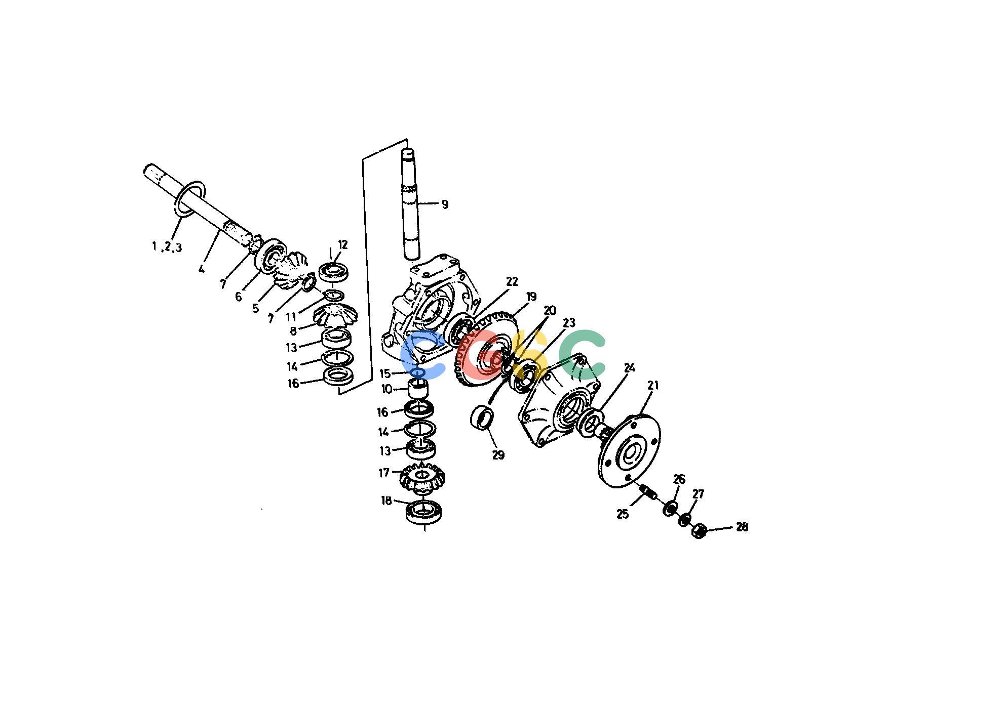 久保田零件查询T06700 BEVEL GEAR [DP] OLD TYPE FRONT AXLE/FRONT WHEELEPC Kubota online