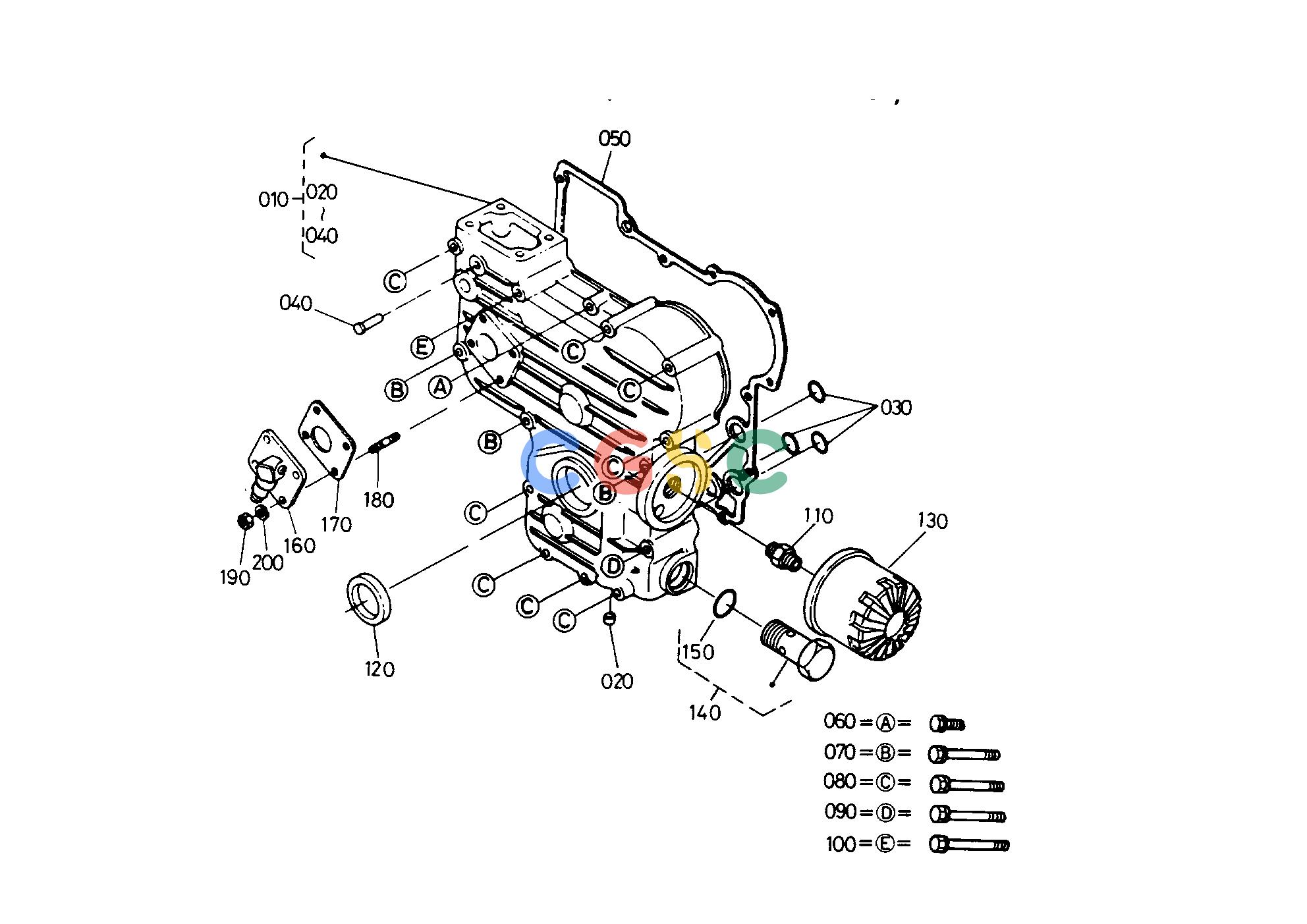 久保田零件查询E00500 GEAR CASE ## S.No.;<=369054 ENGINEEPC Kubota online