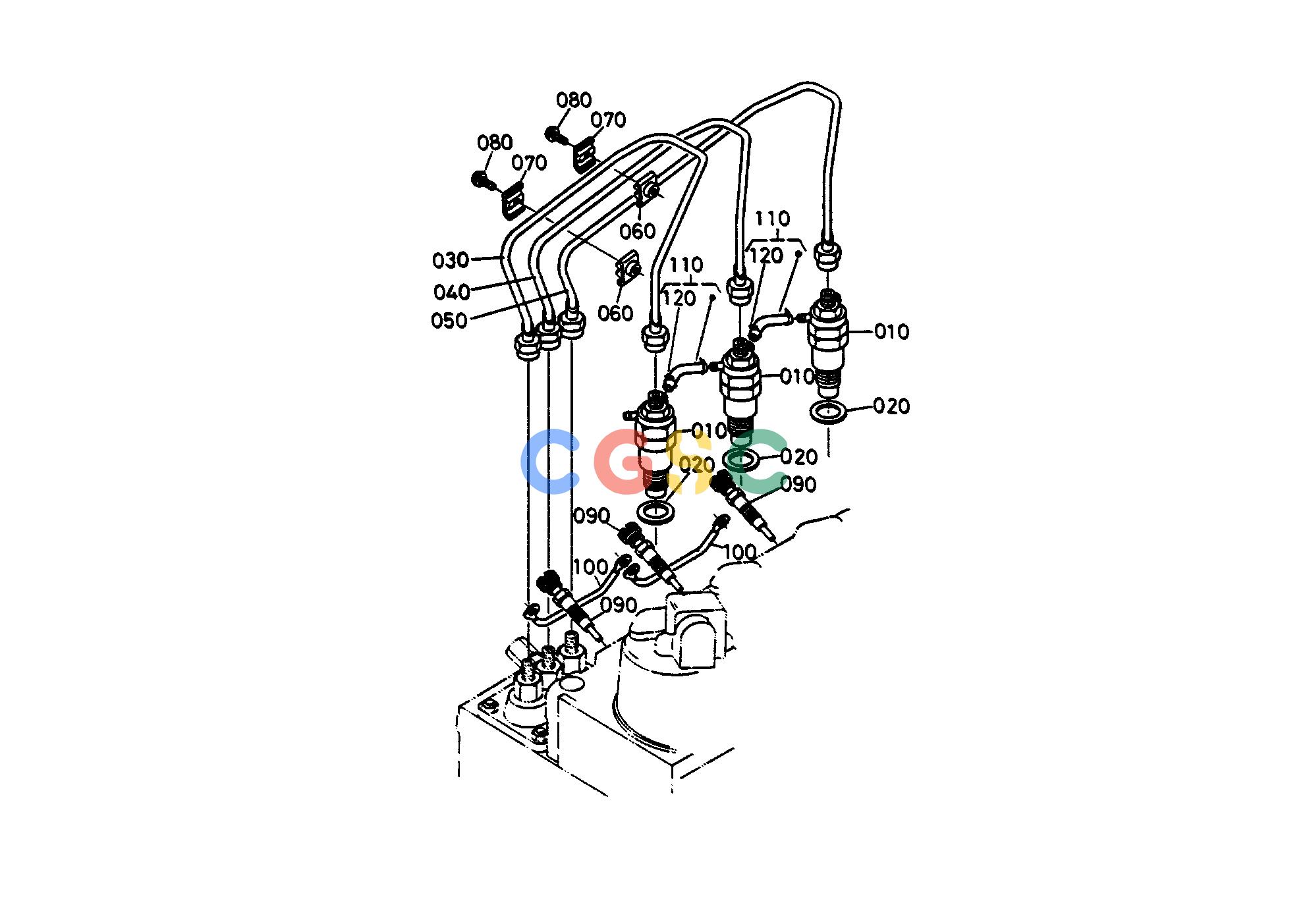 久保田零件查询E01500 NOZZLE HOLDER ENGINEEPC Kubota online