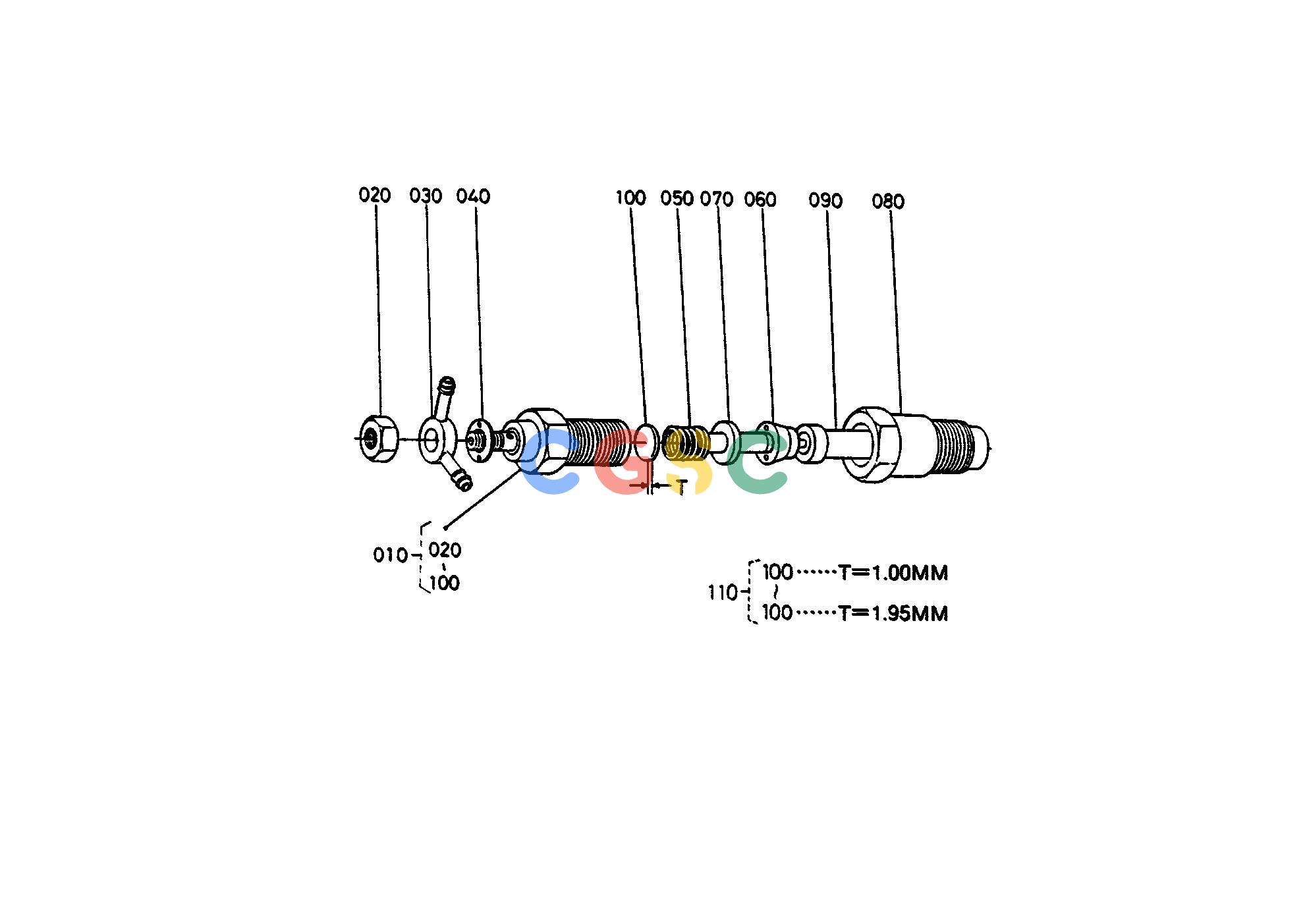 久保田零件查询E02500 NOZZLE HOLDER [SECTION PARTS] ENGINEEPC Kubota online
