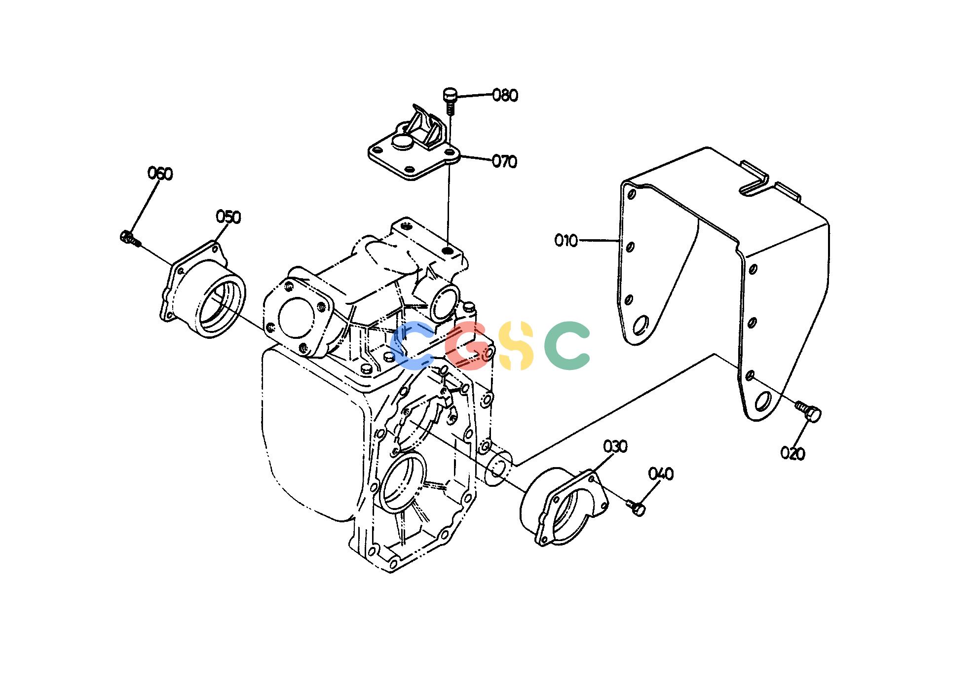 久保田零件查询T00200 PTO COVER TRANSMISSIONEPC Kubota online