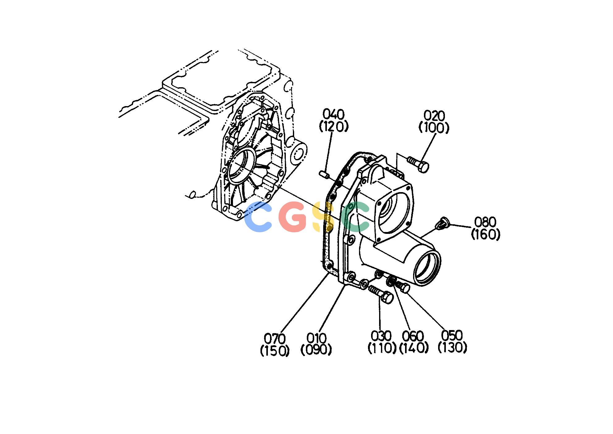 久保田零件查询T00500 REAR AXLE CASE REAR AXLE/REAR WHEELEPC Kubota online