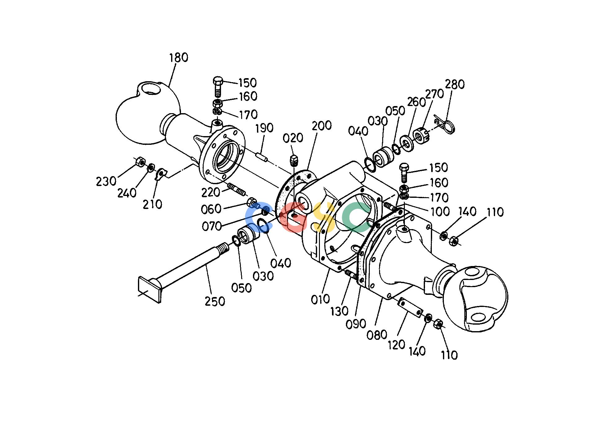 久保田零件查询T06000 FRONT AXLE CASE FRONT AXLE/FRONT WHEELEPC Kubota online