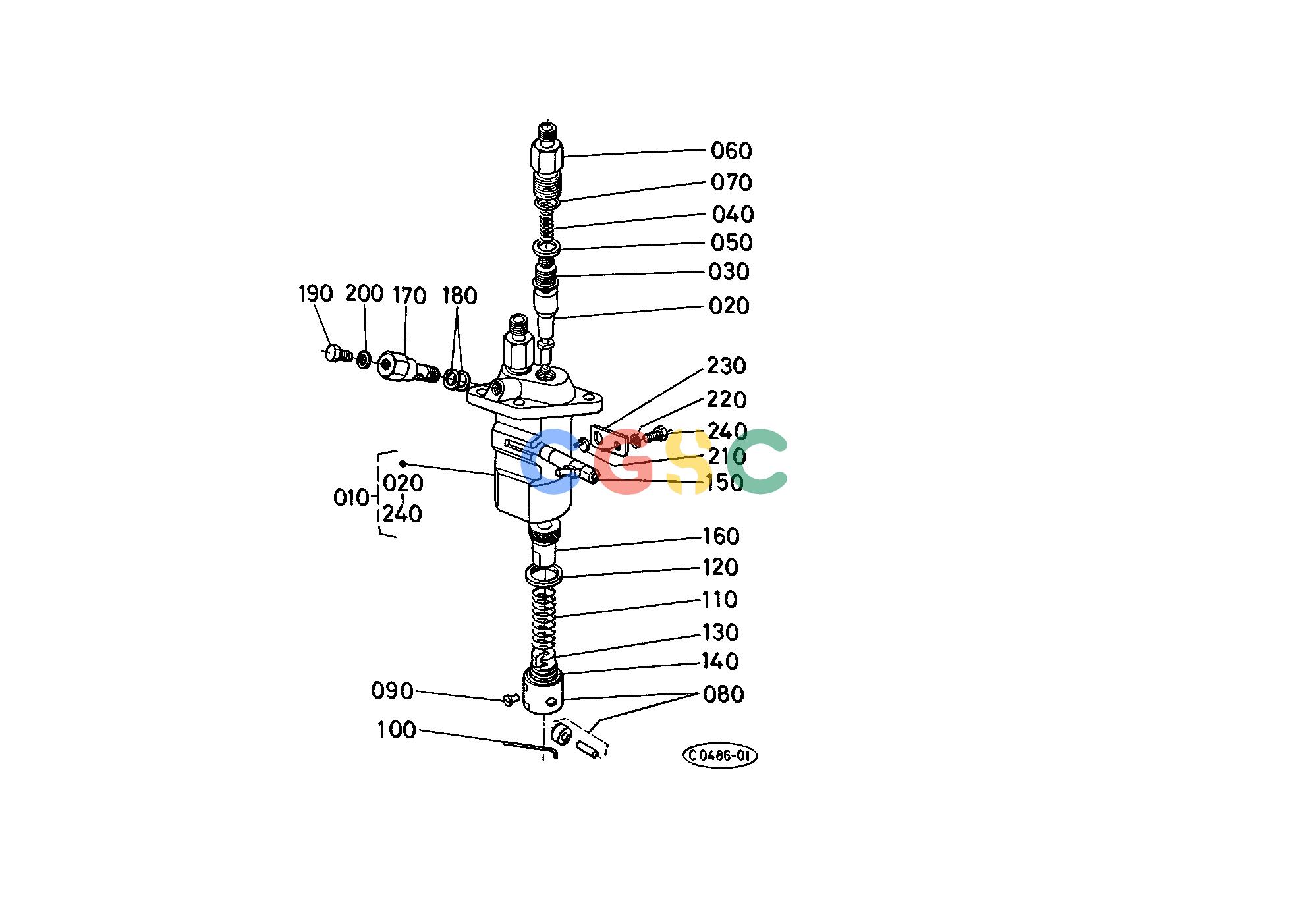 久保田零件查询T02200 INJECTION PUMP (COMPONENT PARTS) ENGINEEPC Kubota online