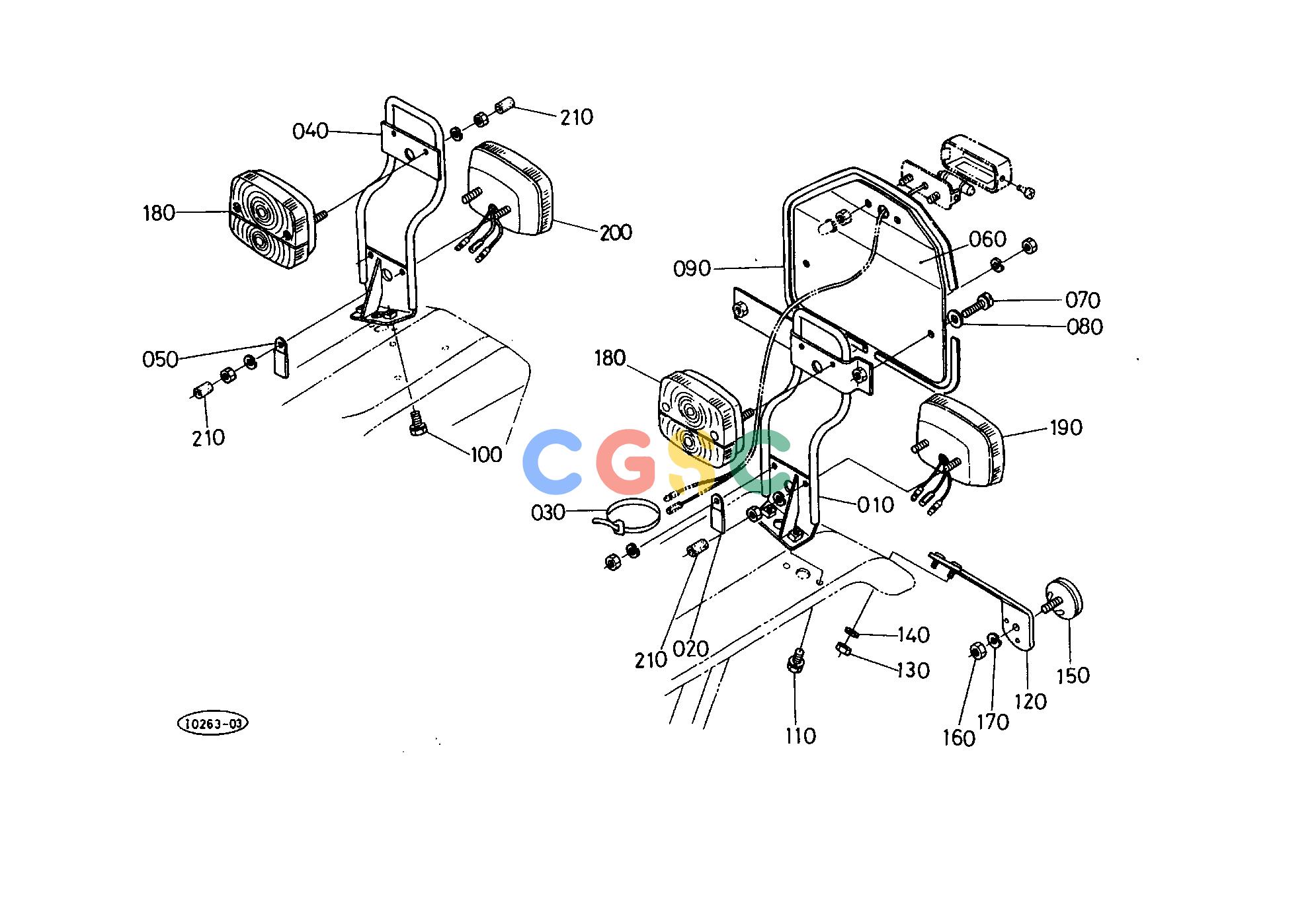 久保田零件查询T04400 FLASHER LAMP [WG] ELECTRICAL SYSTEMEPC Kubota online