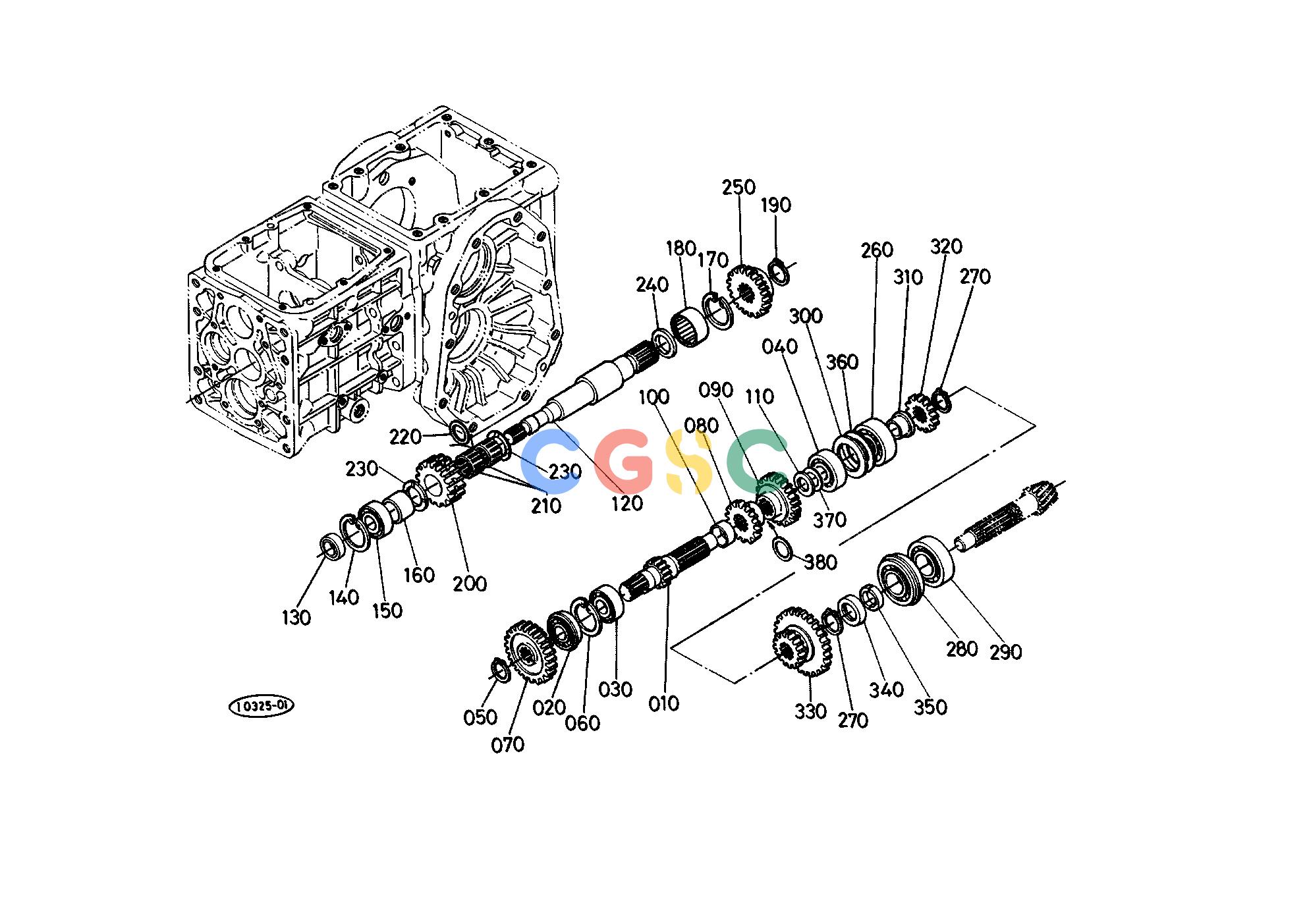 久保田零件查询T05400 2ND SHAFT REVERSE SHAFT TRANSMISSIONEPC Kubota online