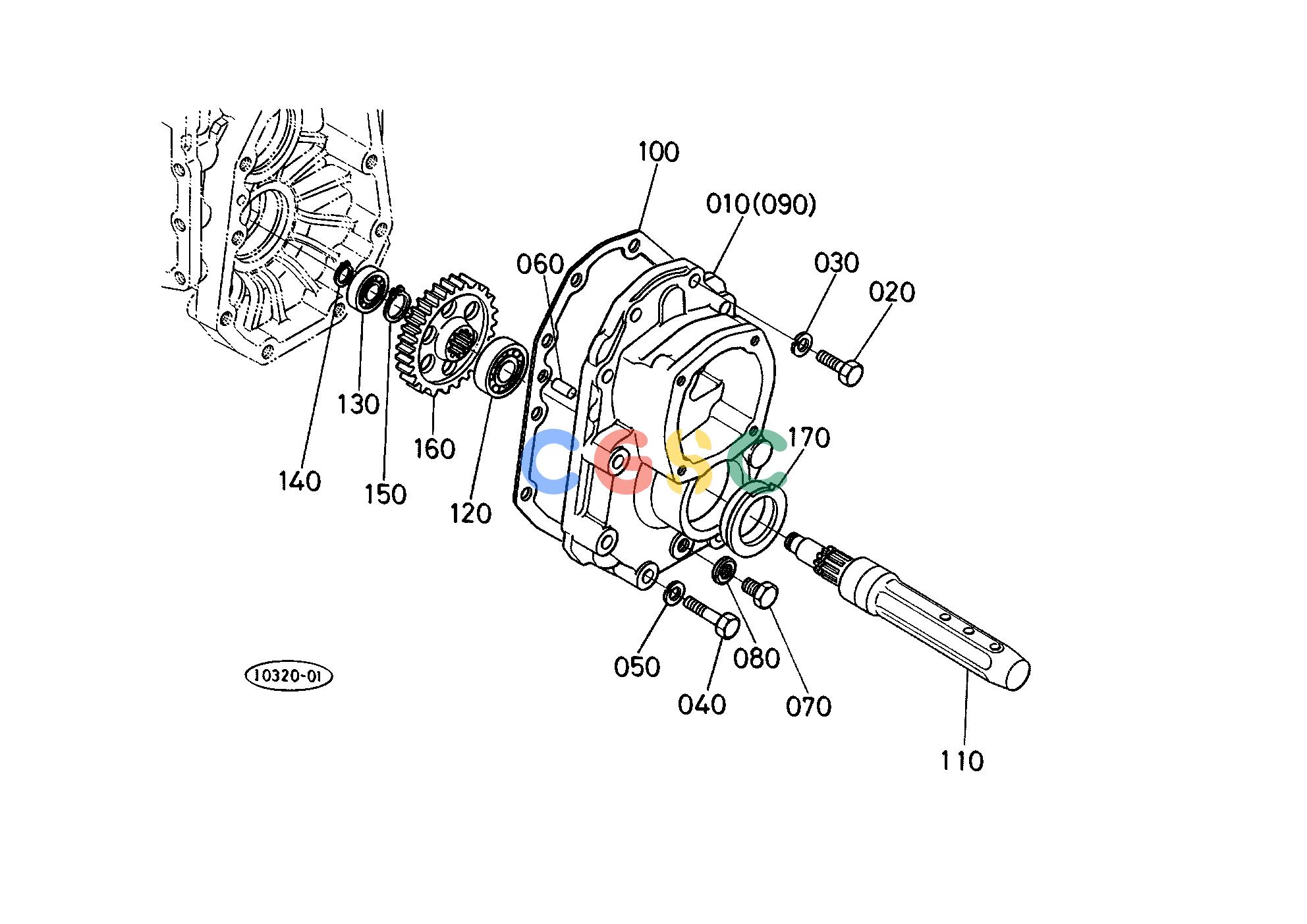 久保田零件查询T06100 AXLE CASE REAR AXLE/REAR WHEELEPC Kubota online