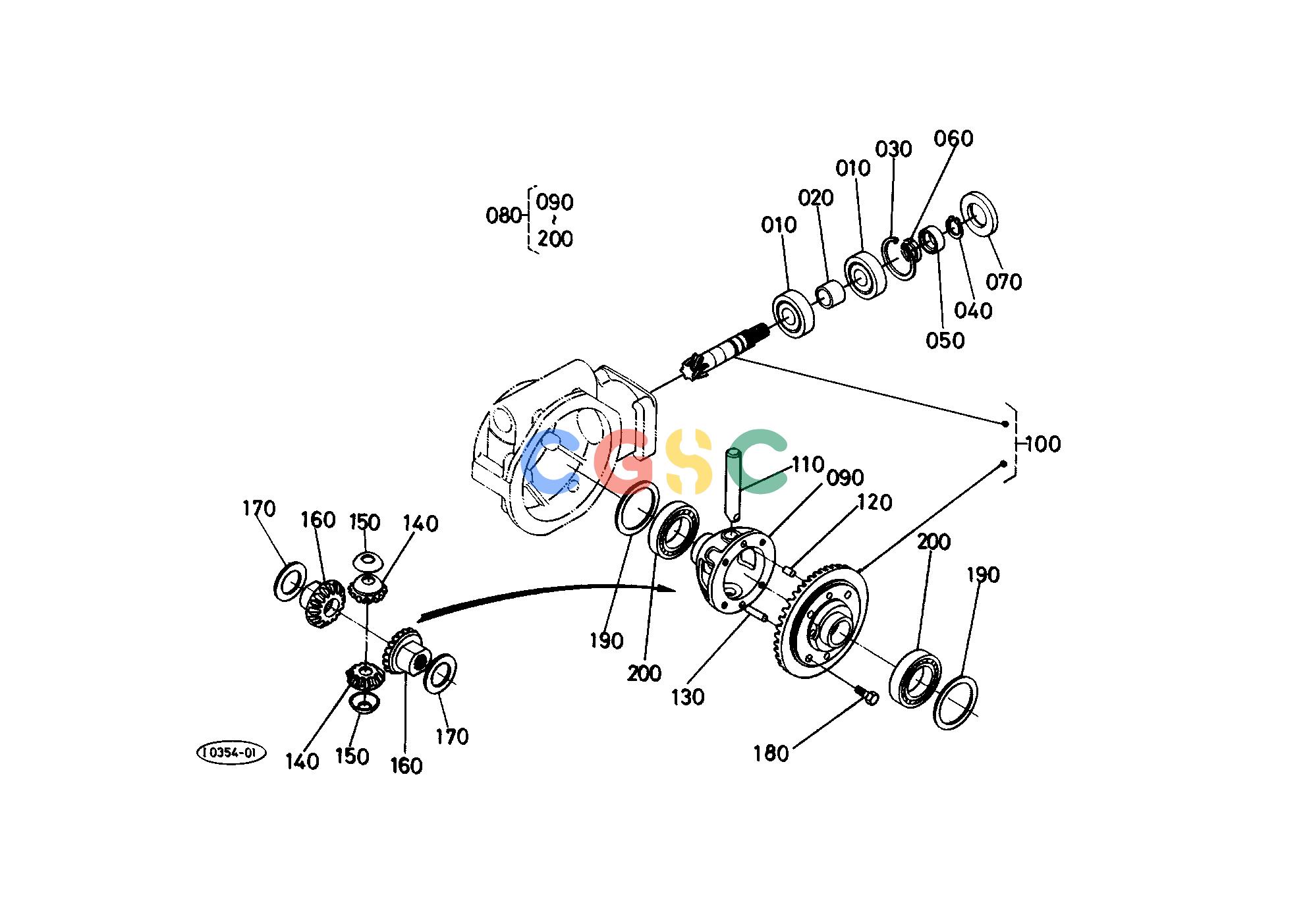 久保田零件查询T07200 DIFFERENTIAL FRONT FRONT AXLE/FRONT WHEELEPC Kubota online