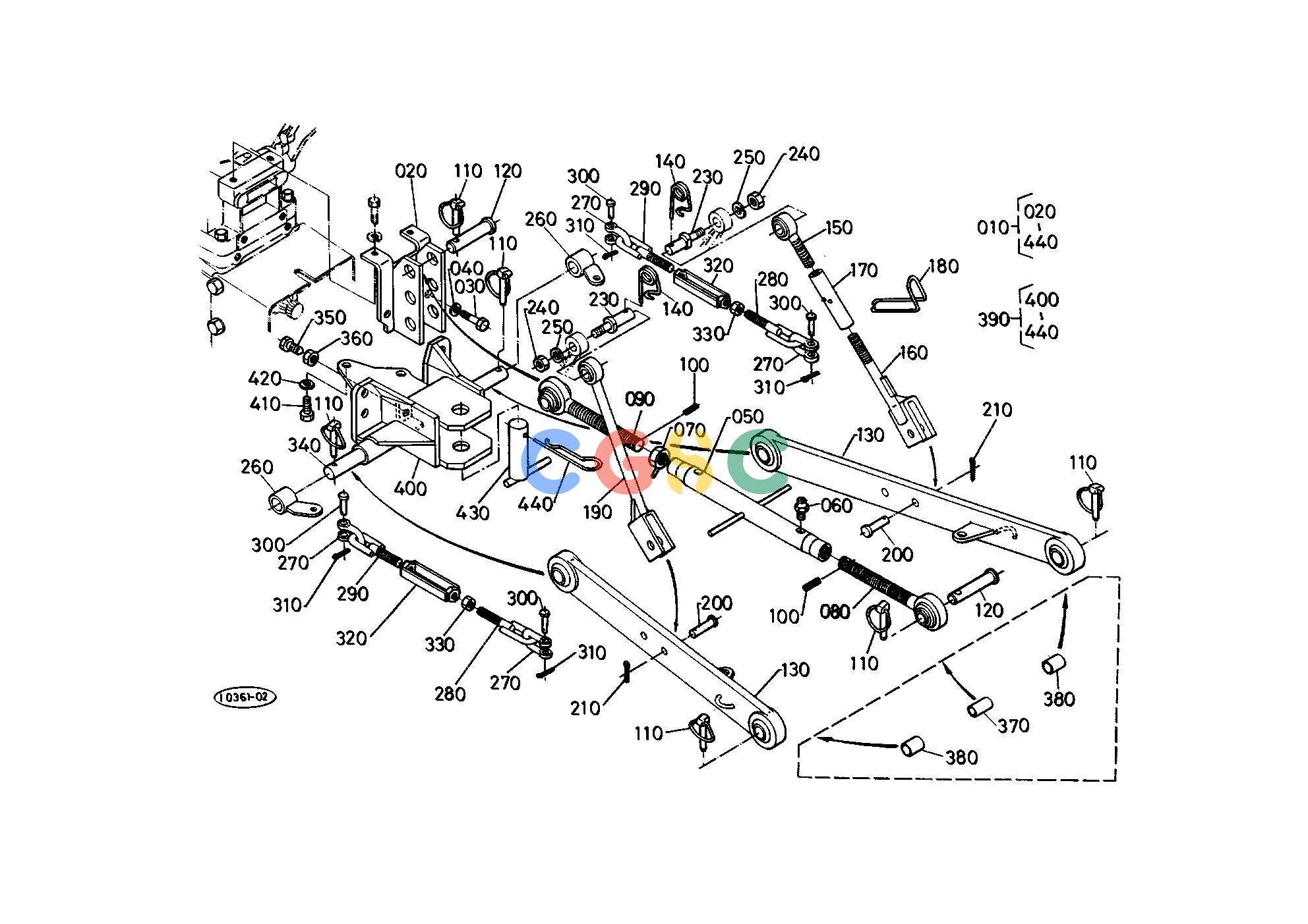 久保田零件查询T08600 3-POINT LINKAGE [A] [CA] [FR] [U] [AU] HYDRAULIC SYSTEMEPC Kubota online