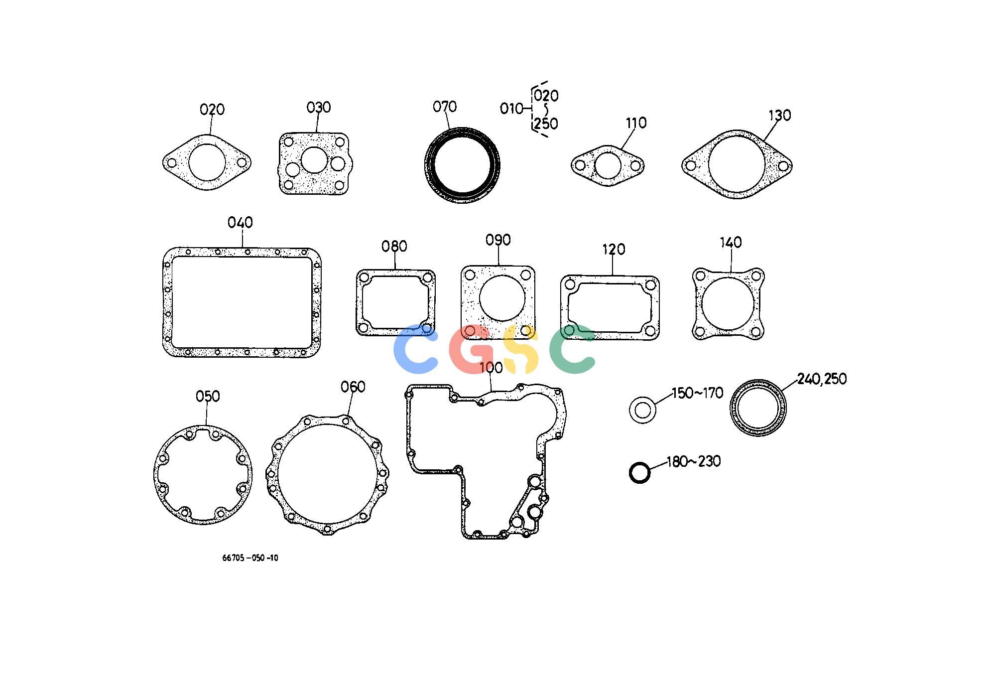 久保田零件查询T02300 LOWER GASKET KIT ENGINEEPC Kubota online