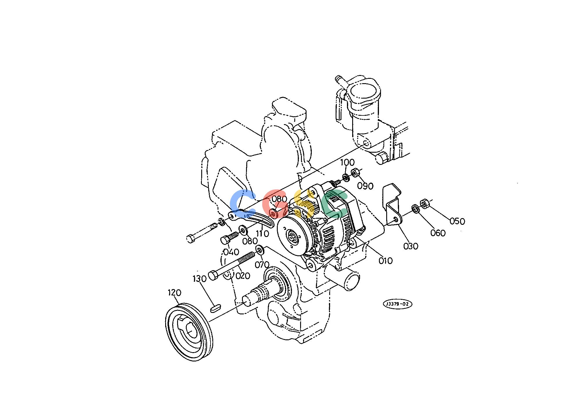久保田零件查询T03501 DYNAMO [A] ELECTRICAL SYSTEMEPC Kubota online