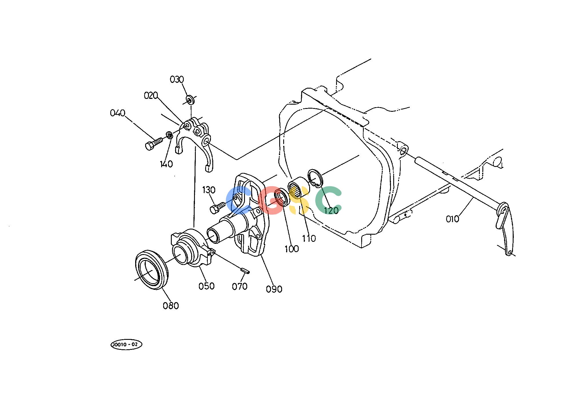 久保田零件查询T04501 CLUTCH LEVER [WITH DUAL CLUTCH] CLUTCHEPC Kubota online