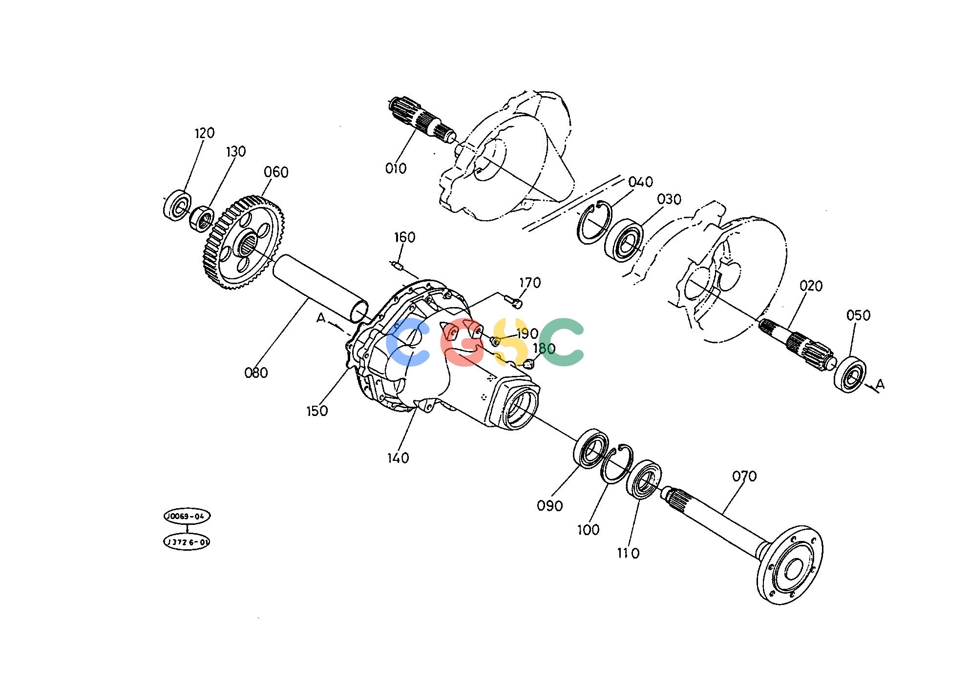 久保田零件查询T07100 REAR AXLE REAR AXLE/REAR WHEELEPC Kubota online