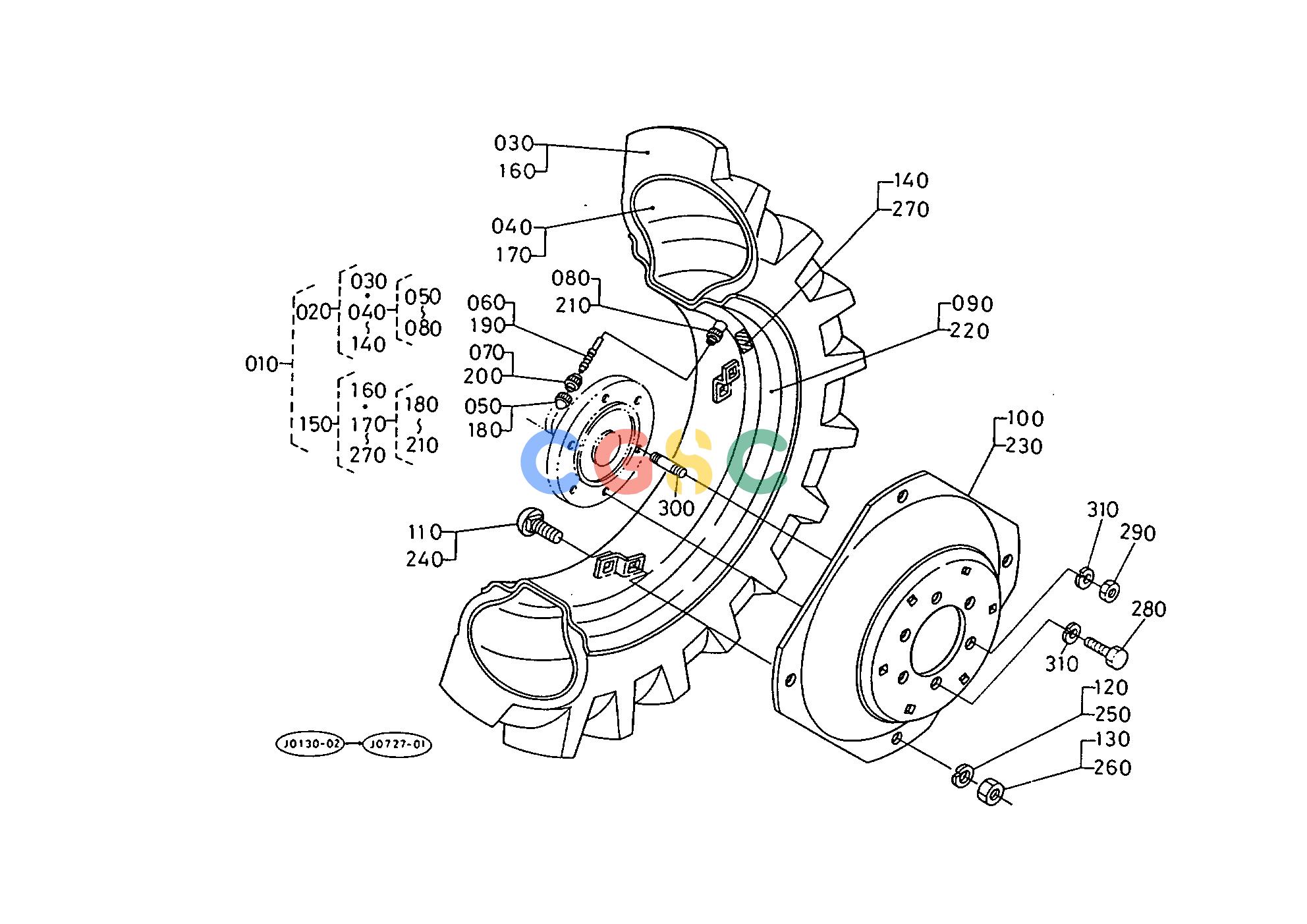 久保田零件查询T07201 REAR WHEEL (12.4-24 FL18) REAR AXLE/REAR WHEELEPC Kubota online