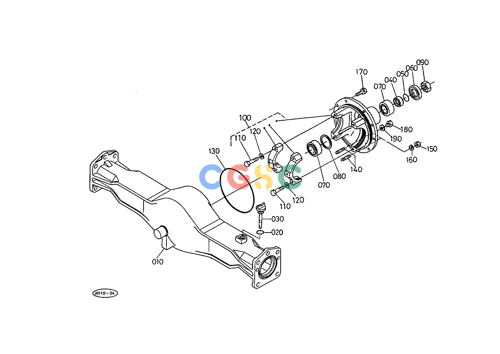 久保田零件查询T08201 FRONT DIFFERENTIAL CASE ## S.No.;<=50198 FRONT AXLE/FRONT WHEELEPC Kubota online