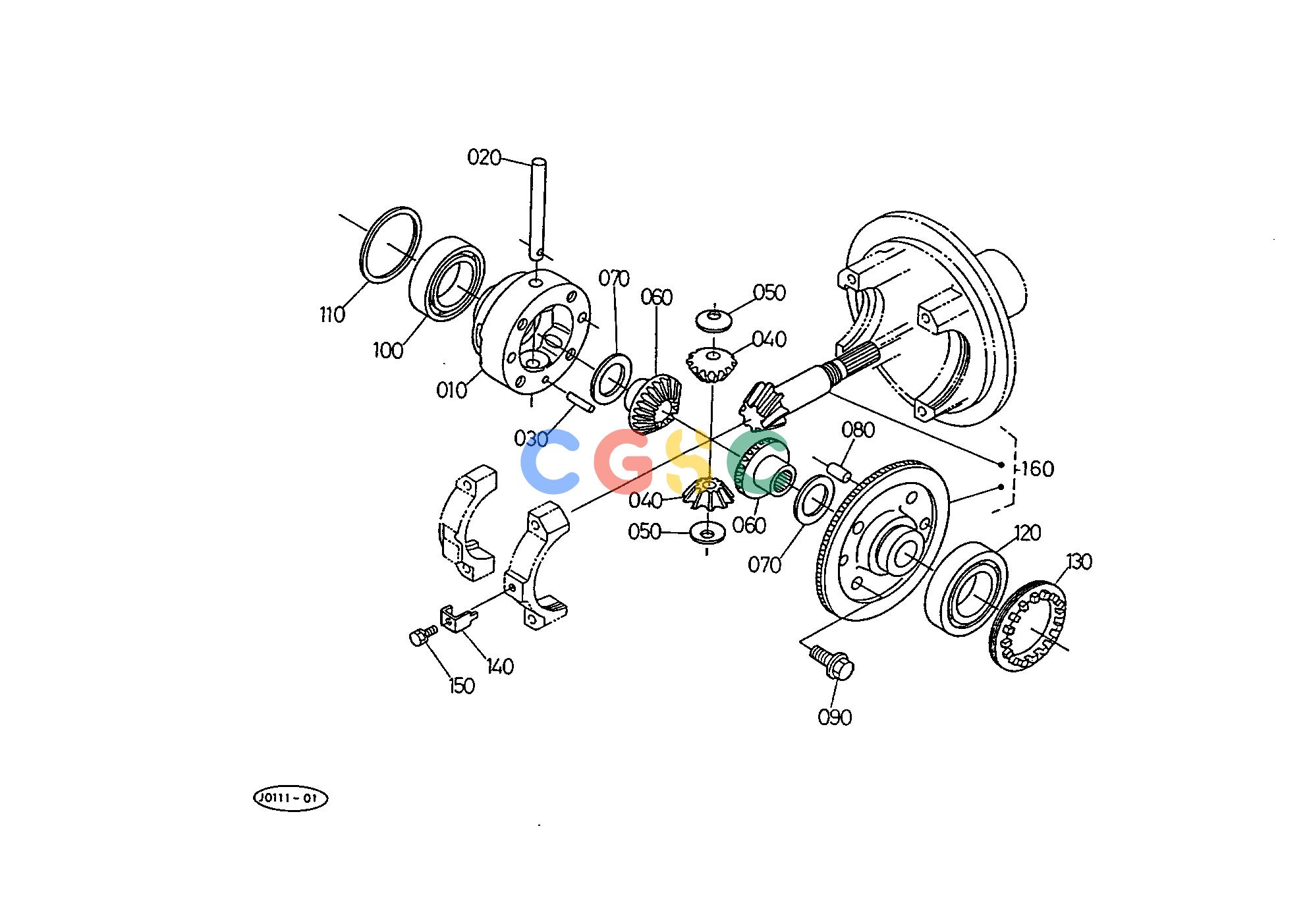 久保田零件查询T08300 FRONT DIFFERENTIAL FRONT AXLE/FRONT WHEELEPC Kubota online