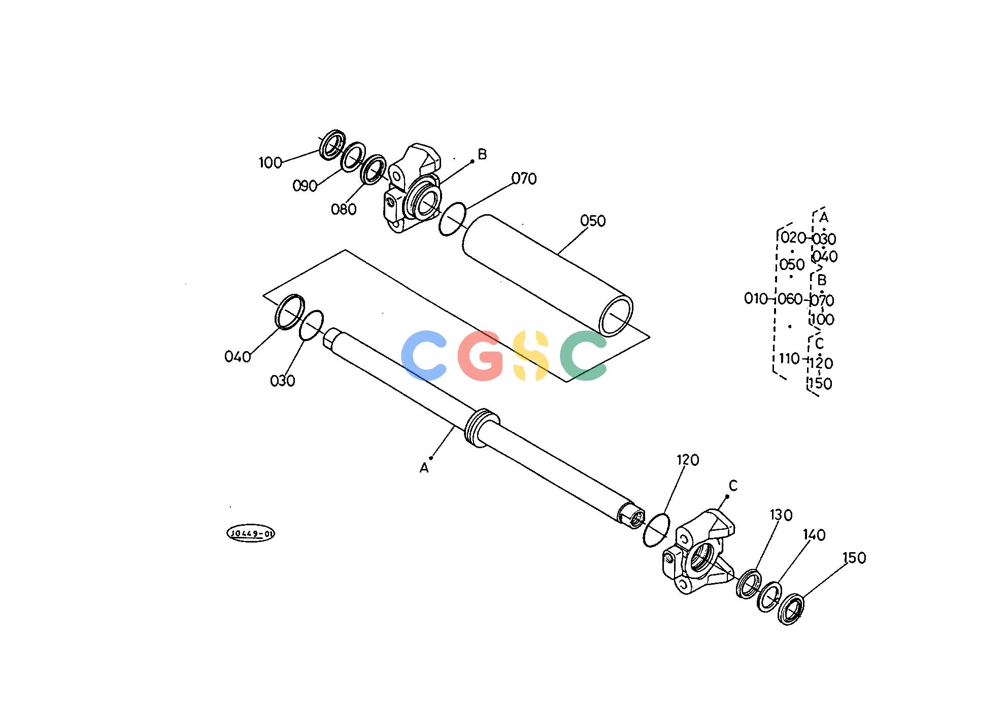 久保田零件查询T09000 STEERING CYLINDER [COMPONENT PARTS] ## S.No.;>=50199 STEERINGEPC Kubota online