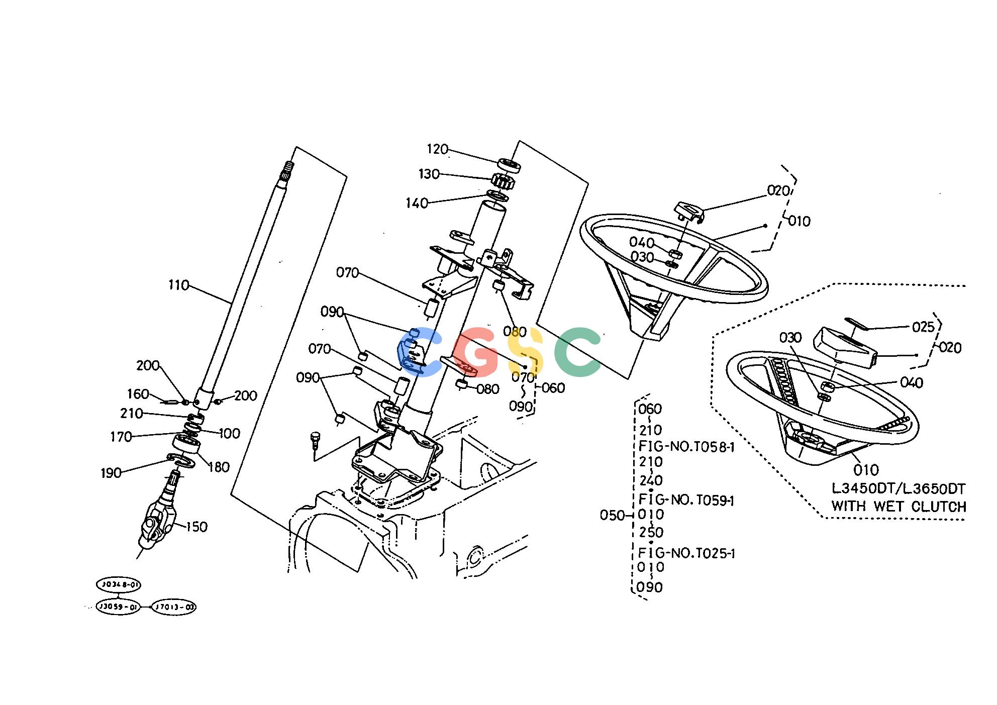 久保田零件查询T09401 STEERING HANDLE ## S.No.;<=50198 STEERINGEPC Kubota online