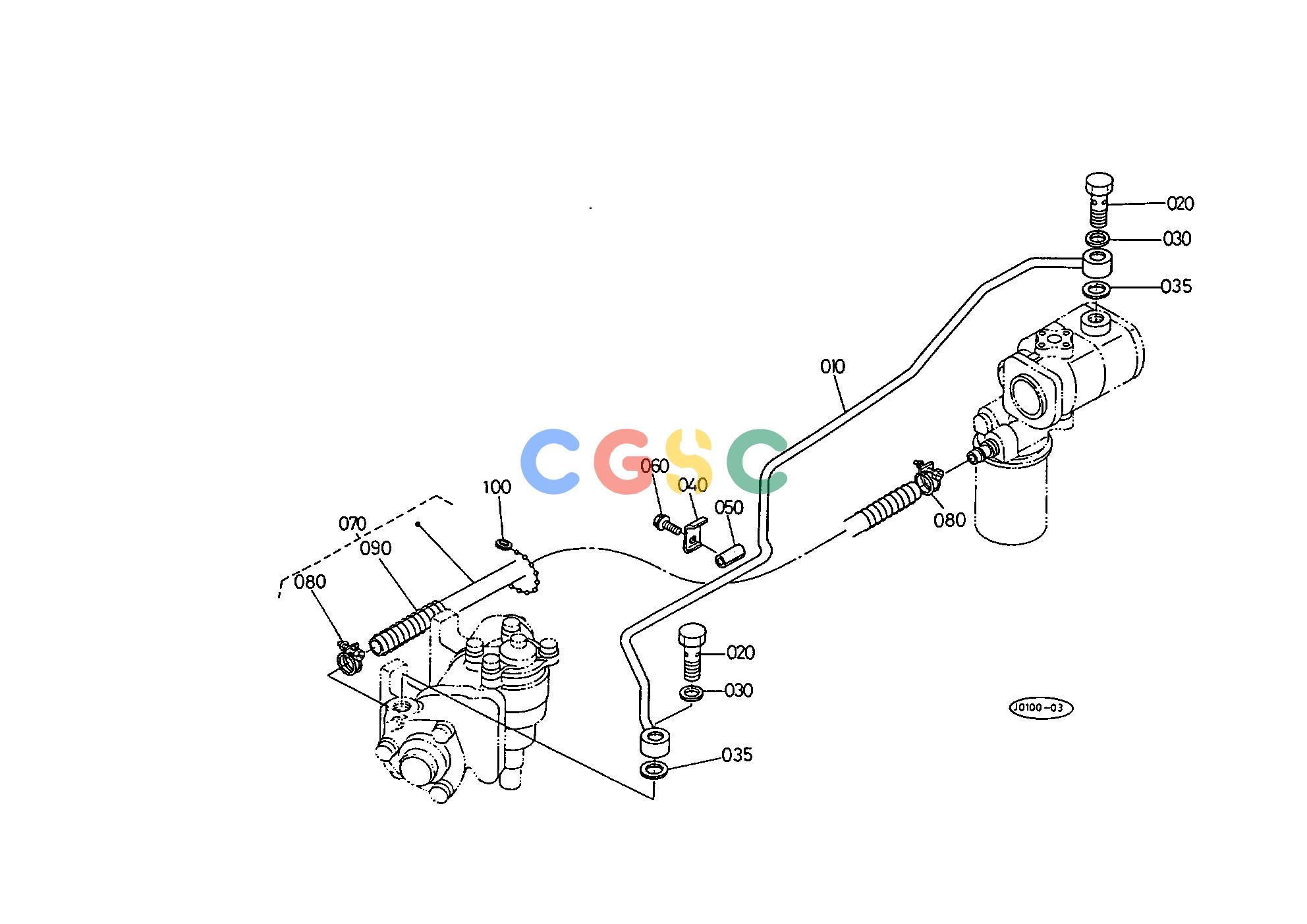 久保田零件查询T10101 HYDRAULIC OIL LINE (PS) ## S.No.;<=50198 HYDRAULIC SYSTEMEPC Kubota online