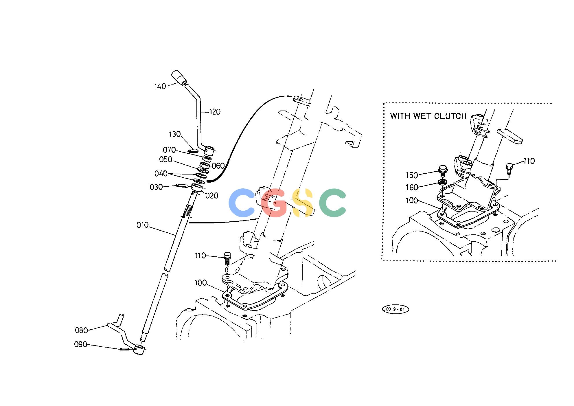 久保田零件查询T02501 ACCELERATOR LEVER ## S.No.:L2650DT;<=50145 L2950DT;<=50198 ENGINEEPC Kubota online