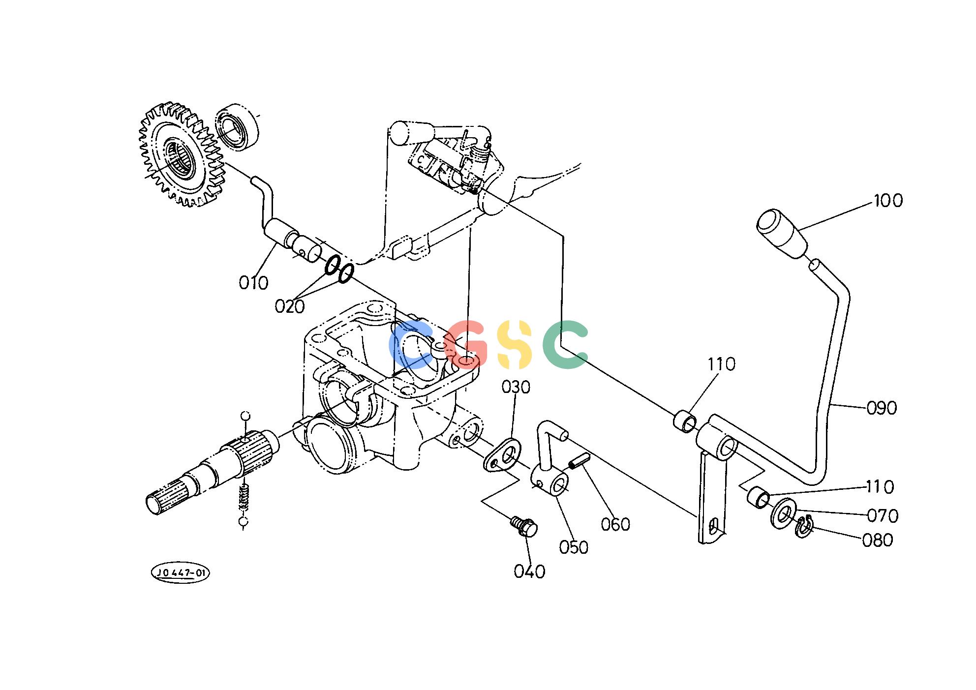 久保田零件查询T08602 FRONT WHEEL DRIVE LEVER [WITH I.MID PTO] FRONT AXLE AND FRONT WHEELEPC Kubota online