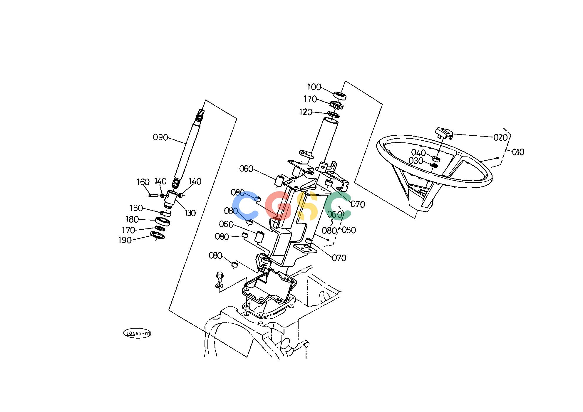 久保田零件查询T09402 STEERING HANDLE ## S.No.:L2650DT;>=50146 L2950DT;>=50199 STEERINGEPC Kubota online
