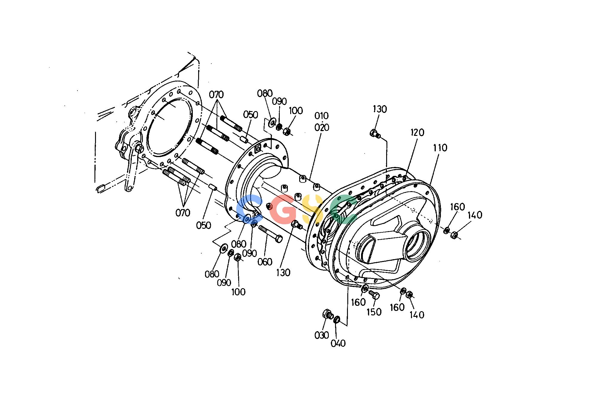 久保田零件查询T06000 AXLE CASE REAR AXLE AND REAR WHEELEPC Kubota online