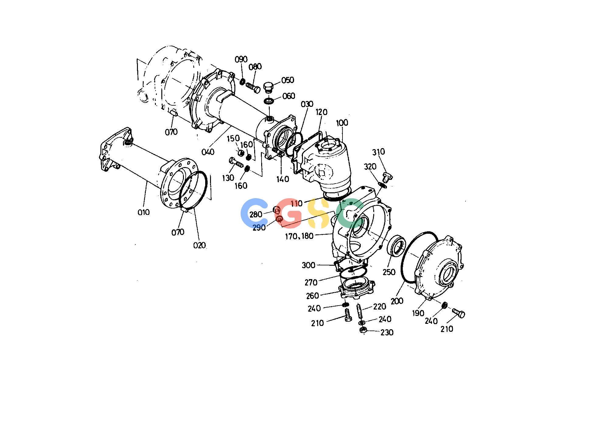 久保田零件查询T07300 FRONT AXLE SUPPORT FRONT AXLE AND FRONT WHEELEPC Kubota online
