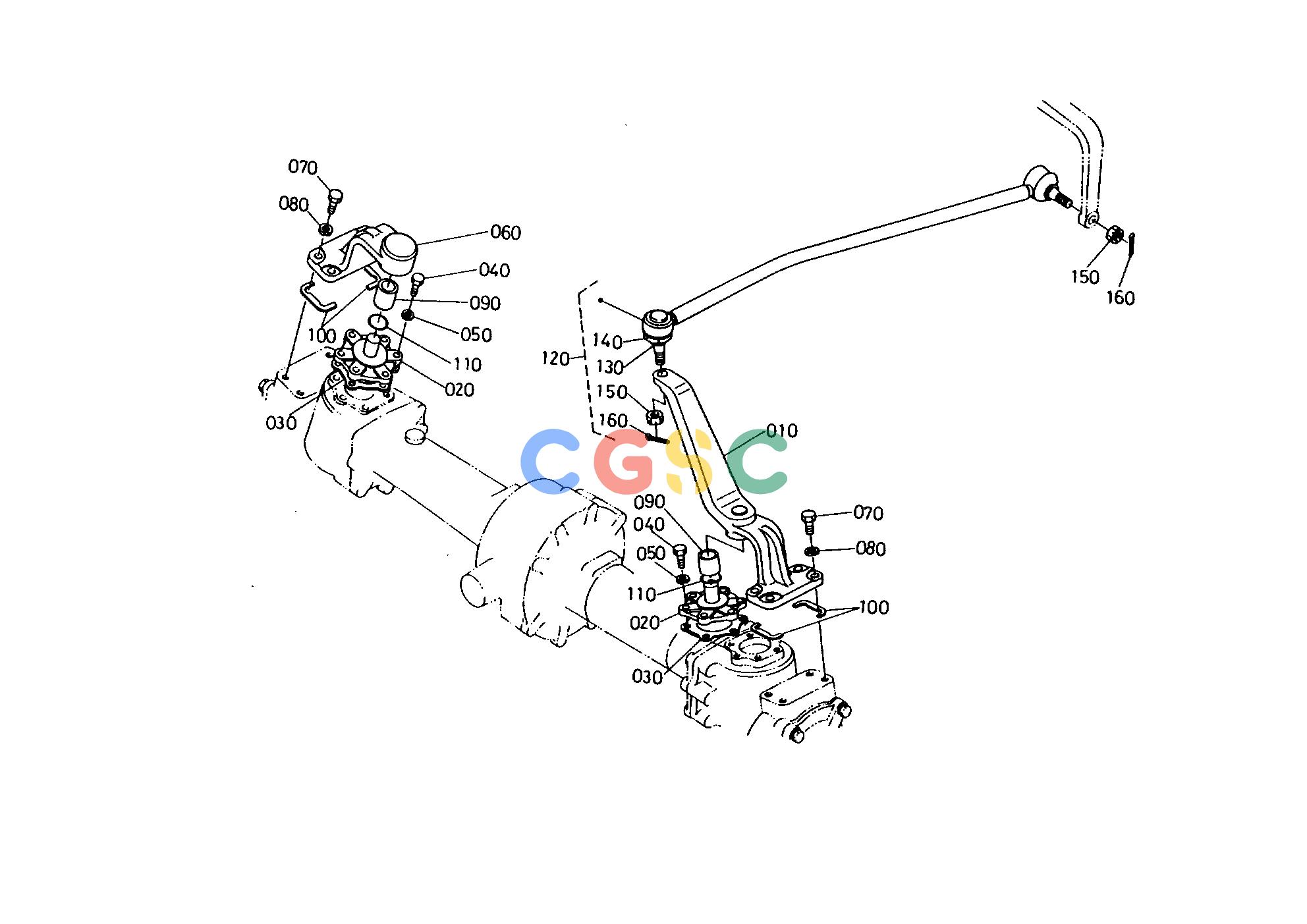 久保田零件查询T07700 DRAG LINKAGE FRONT AXLE AND FRONT WHEELEPC Kubota online