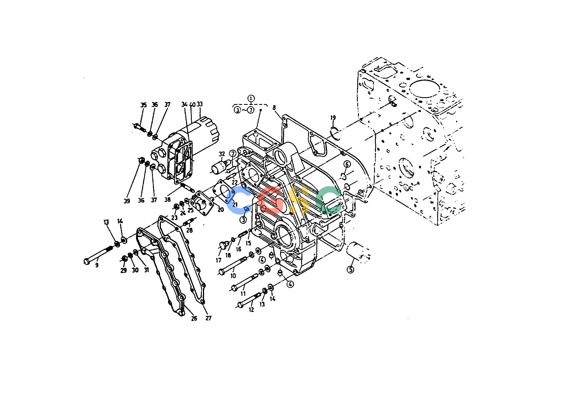 久保田零件查询020000 GEAR CASE [A] ENGINEEPC Kubota online