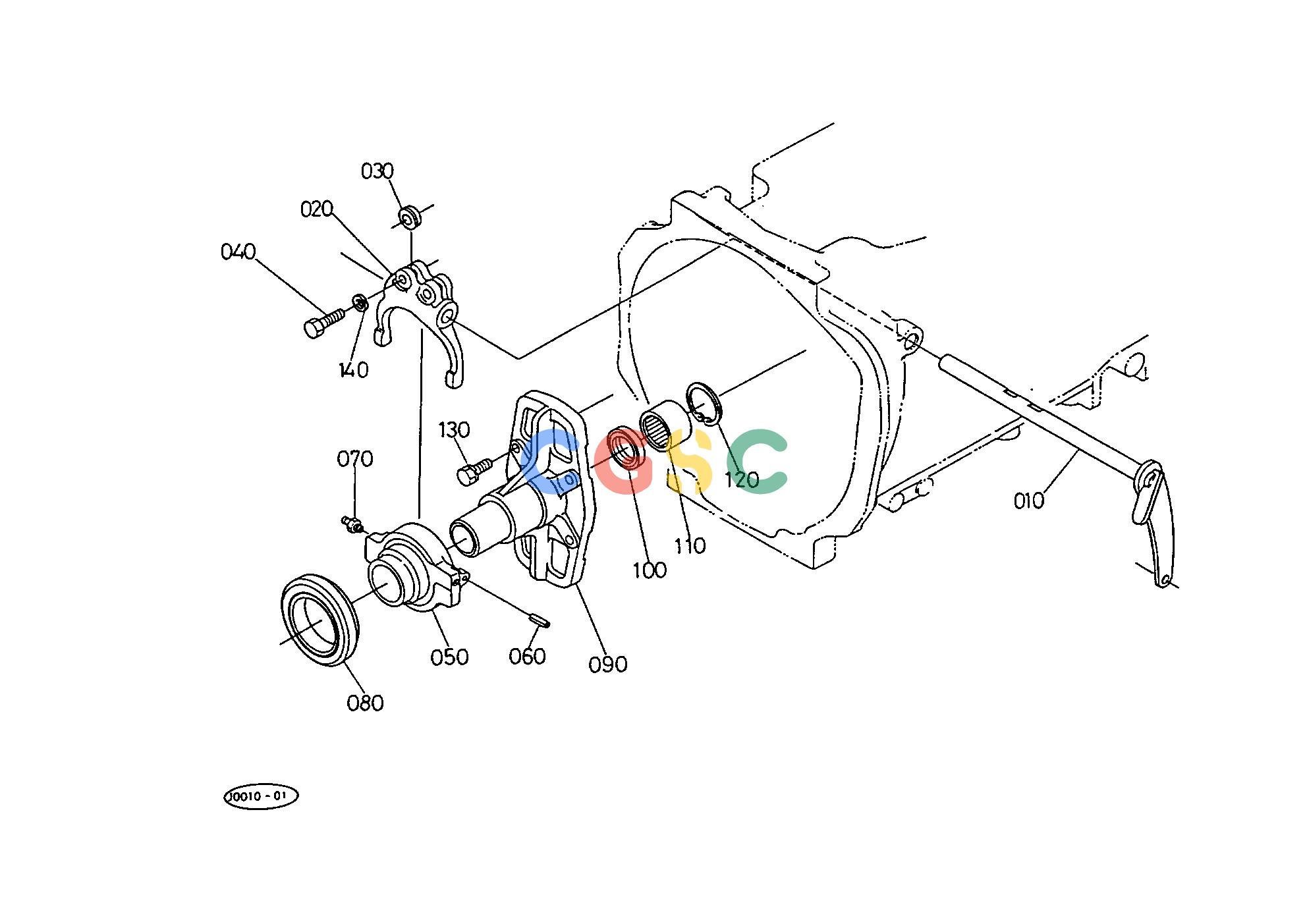 久保田零件查询T04701 CLUTCH LEVER (DC) CLUTCHEPC Kubota online