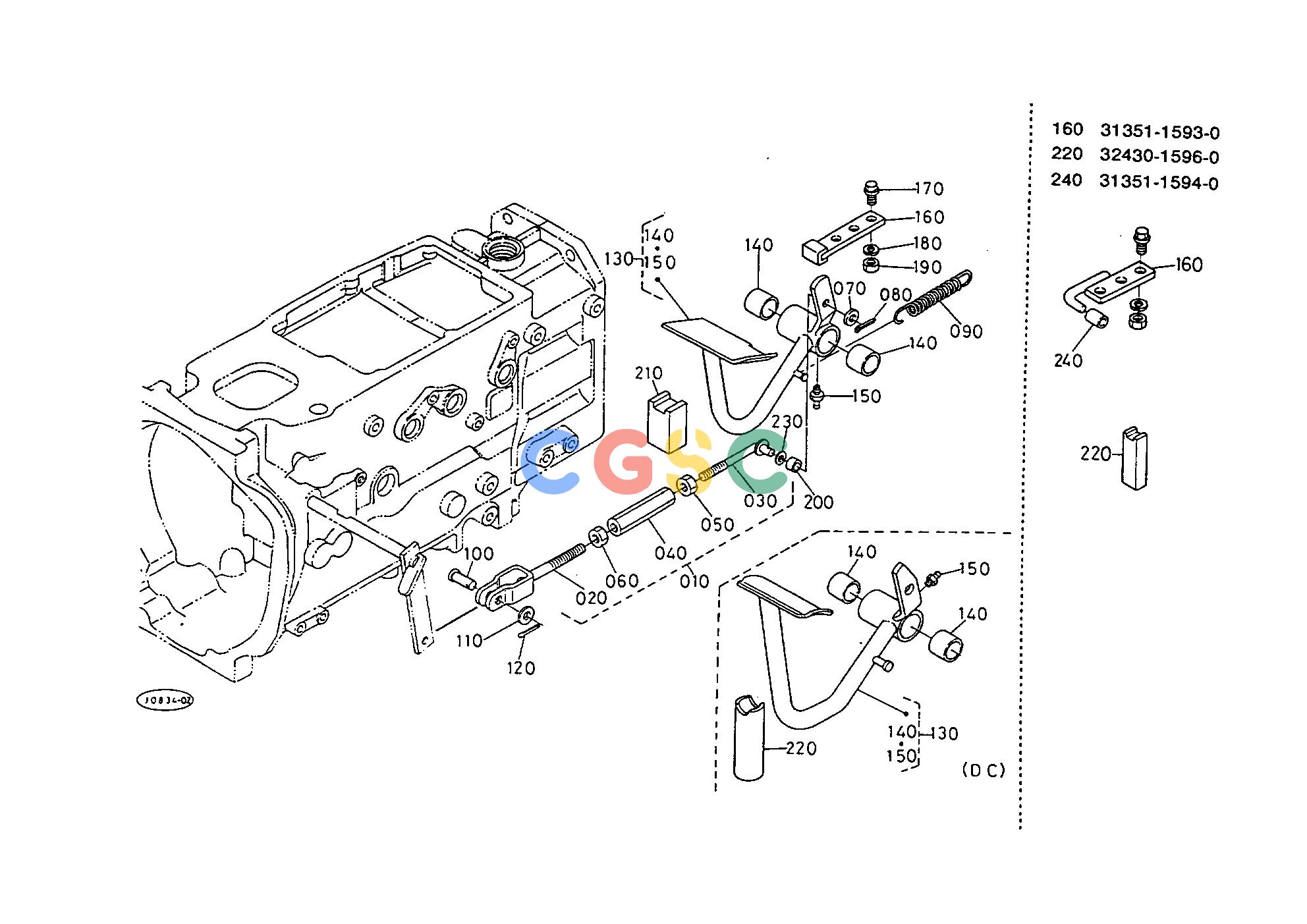 久保田零件查询T04800 CLUTCH PEDAL CLUTCHEPC Kubota online