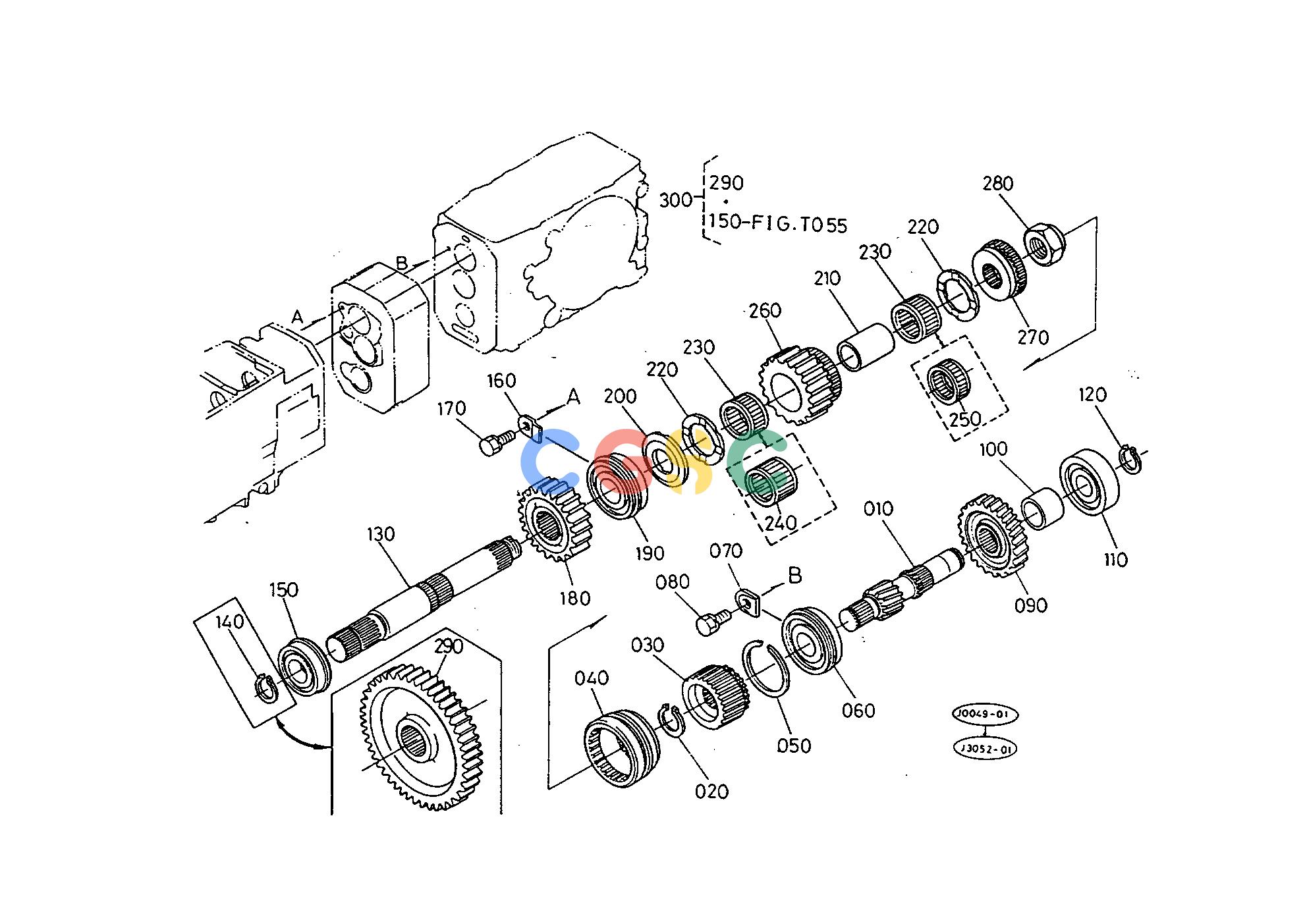 久保田零件查询T05300 COUNTER SHAFT 2 TRANSMISSIONEPC Kubota online