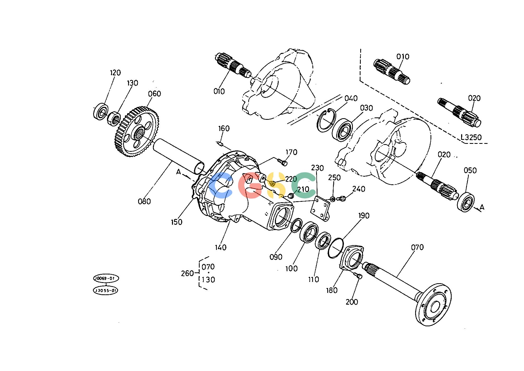 久保田零件查询T07300 REAR AXLE REAR AXLE AND REAR WHEELEPC Kubota online