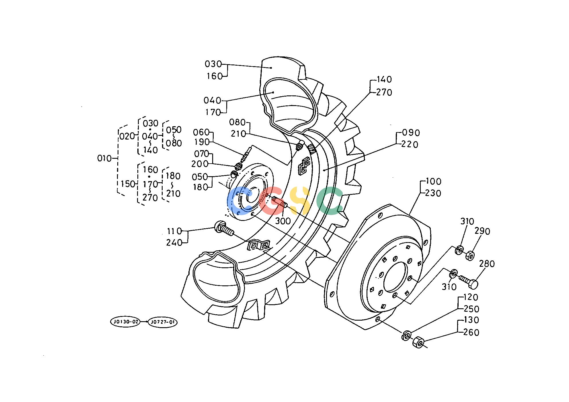 久保田零件查询T07403 REAR WHEEL (13.6-24) REAR AXLE AND REAR WHEELEPC Kubota online