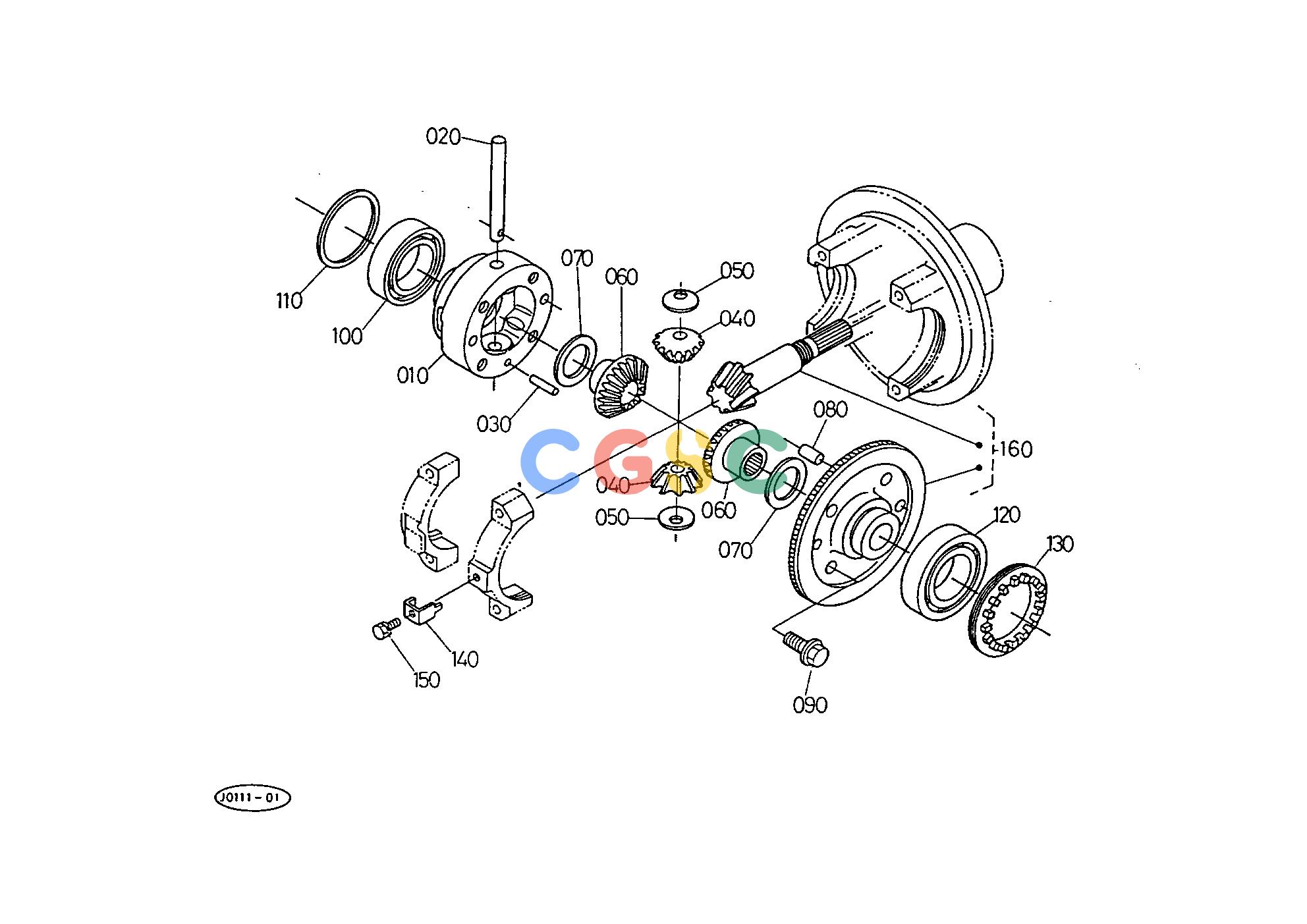 久保田零件查询T08500 FRONT DIFFERENTIAL FRONT AXLE AND FRONT WHEELEPC Kubota online