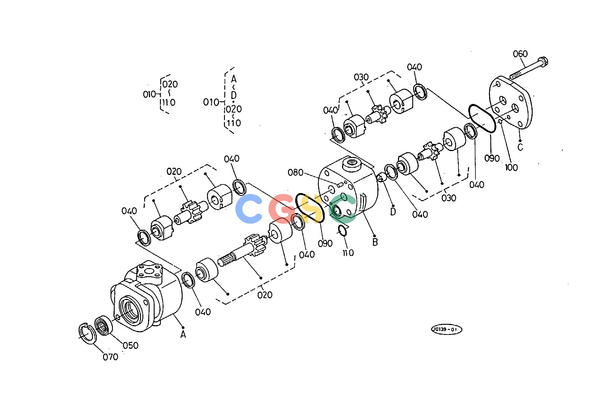 久保田零件查询T09802 HYDRAULIC PUMP (PS) [COMPONENT PARTS] HYDRAULIC SYSTEMEPC Kubota online