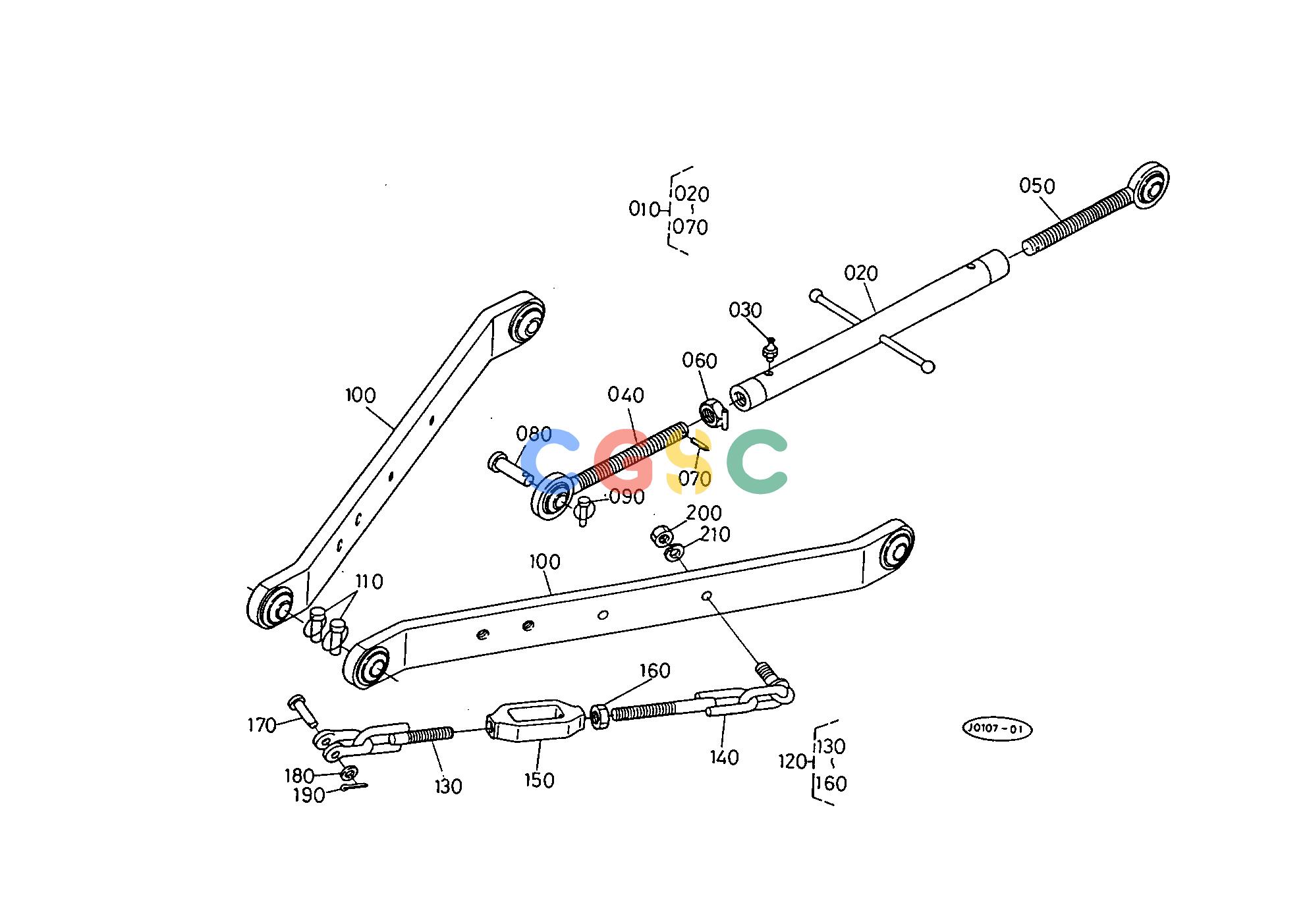 久保田零件查询T11400 3-POINT LINKAGE 1 HYDRAULIC SYSTEMEPC Kubota online