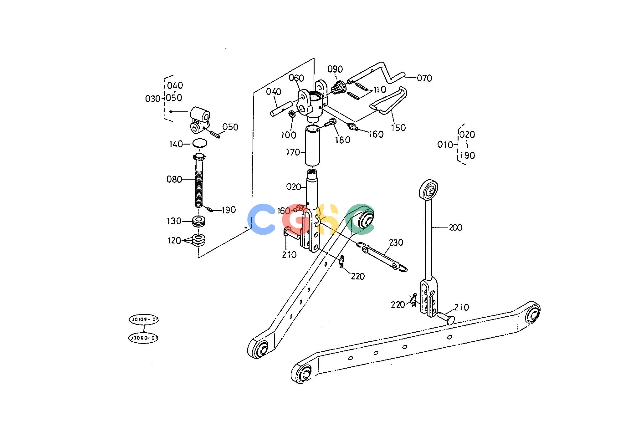 久保田零件查询T11500 3-POINT LINKAGE 2 HYDRAULIC SYSTEMEPC Kubota online