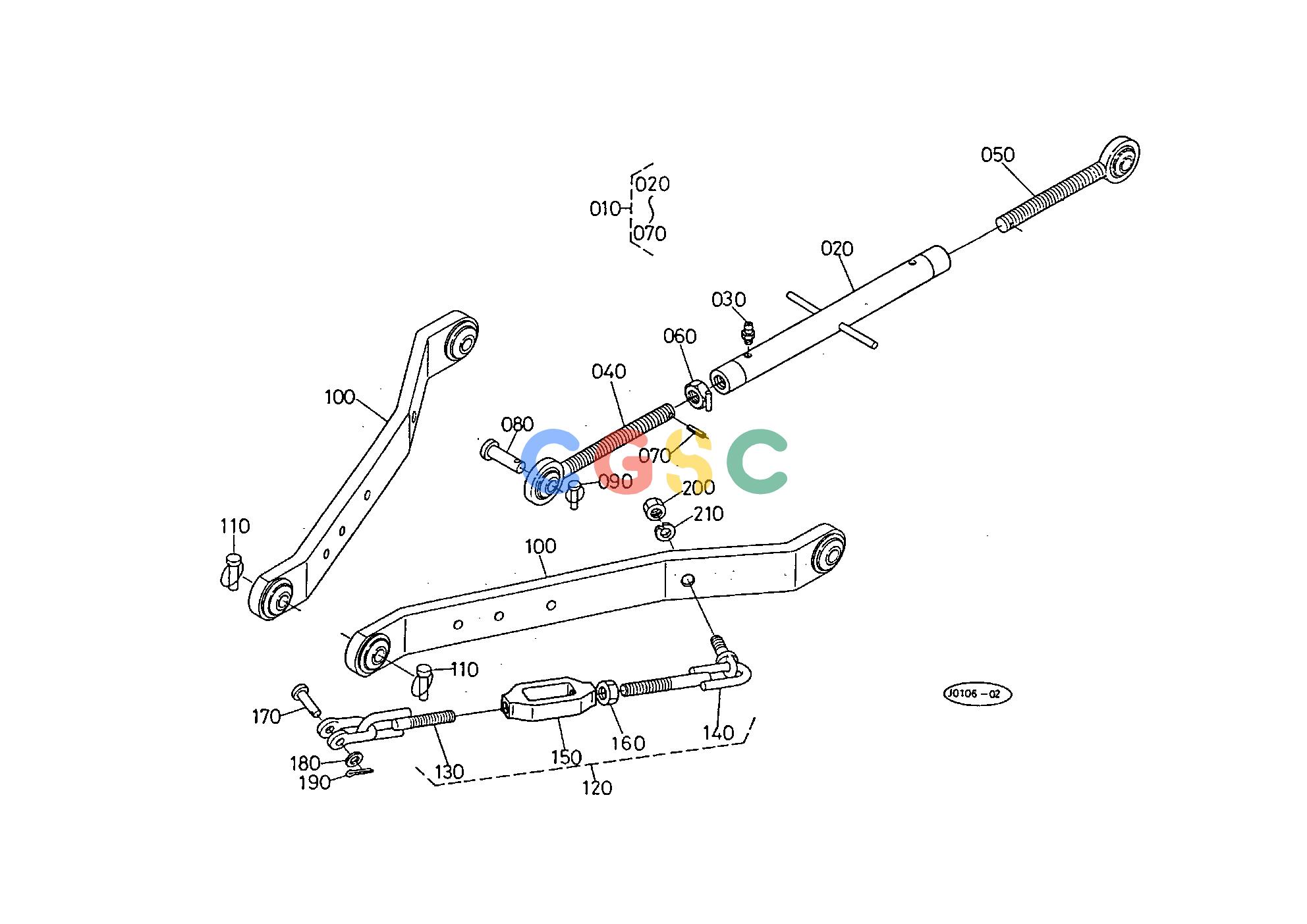 久保田零件查询T11101 3-POINT LINKAGE 1 HYDRAULIC SYSTEMEPC Kubota online