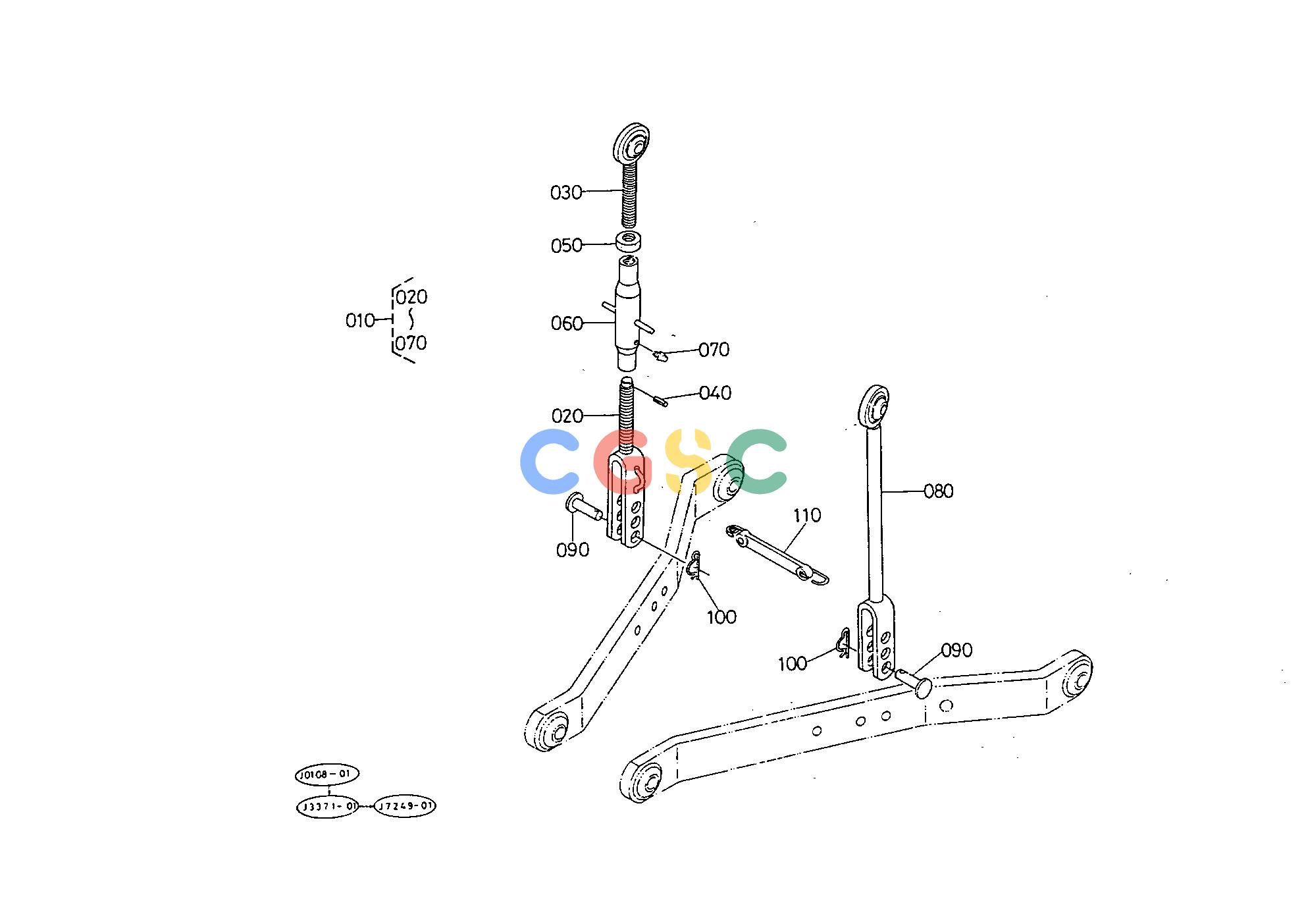 久保田零件查询T11201 3-POINT LINKAGE 2 HYDRAULIC SYSTEMEPC Kubota online