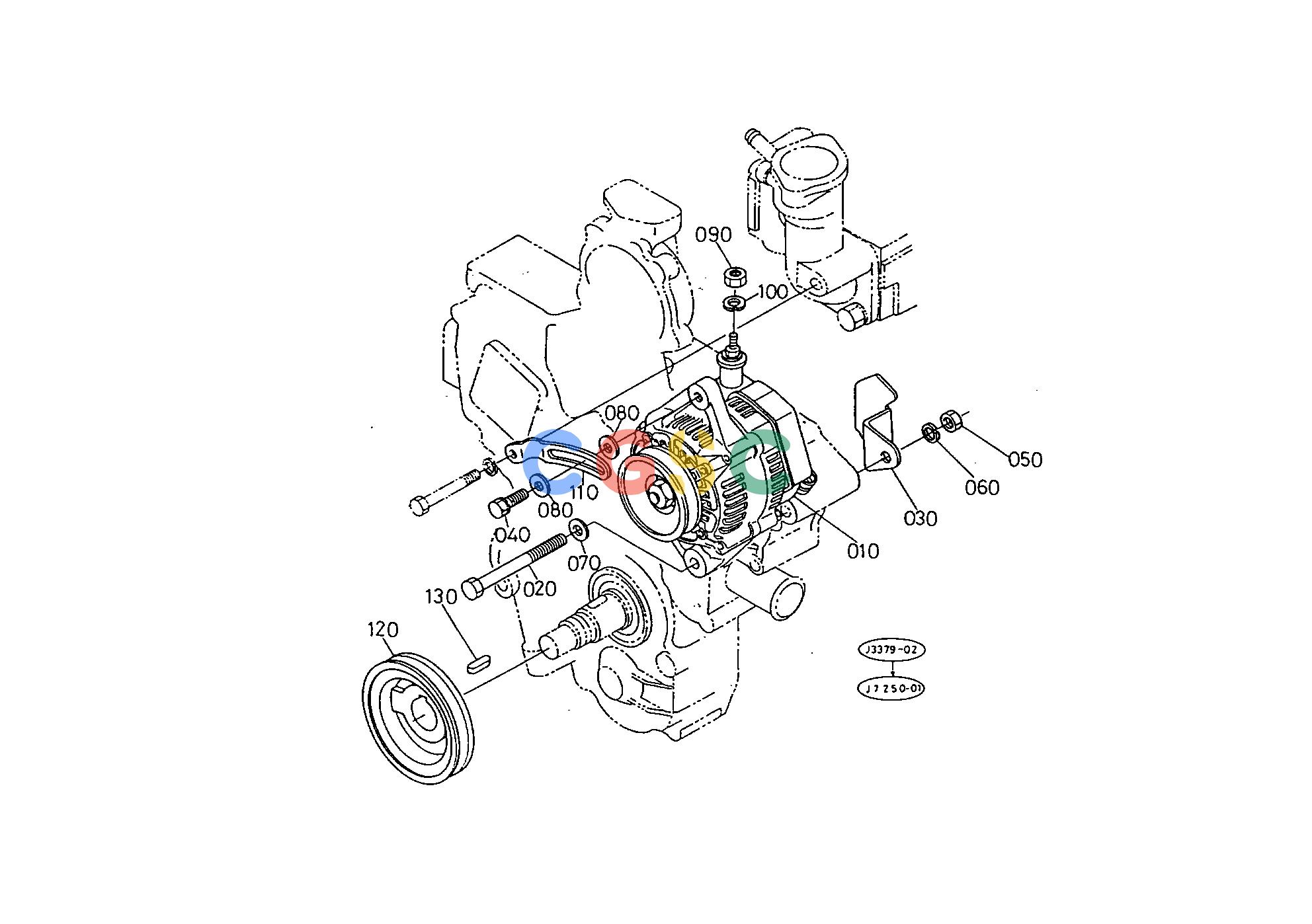 久保田零件查询T03502 DYNAMO [CA] ELECTRICAL SYSTEMEPC Kubota online