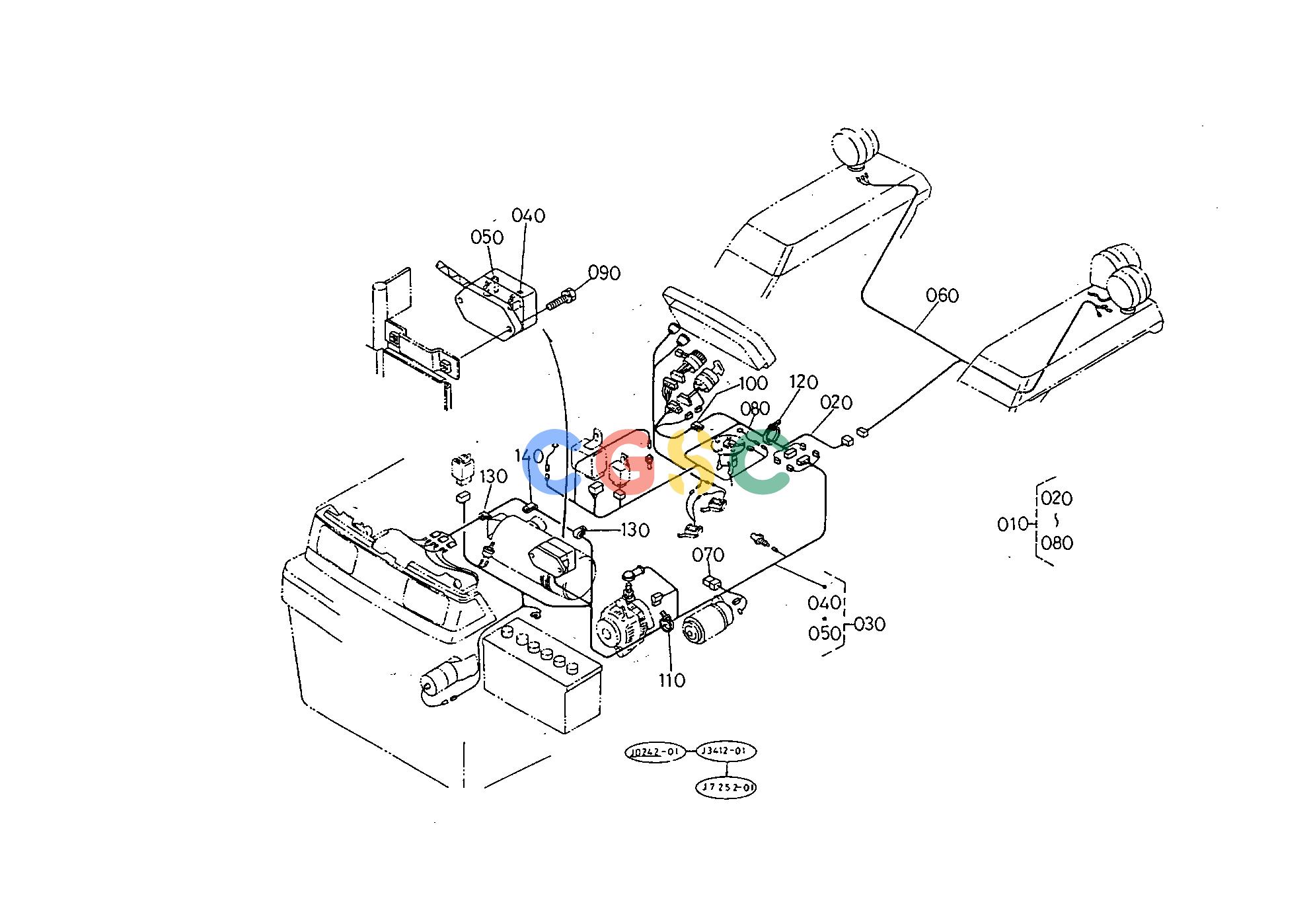 久保田零件查询T04302 ELECTRICAL WIRING [CA] ELECTRICAL SYSTEMEPC Kubota online