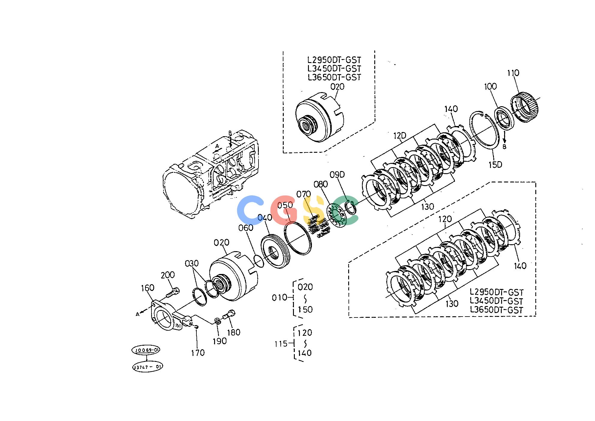 久保田零件查询T05100 HYDRAULIC CLUTCH TRANSMISSIONEPC Kubota online